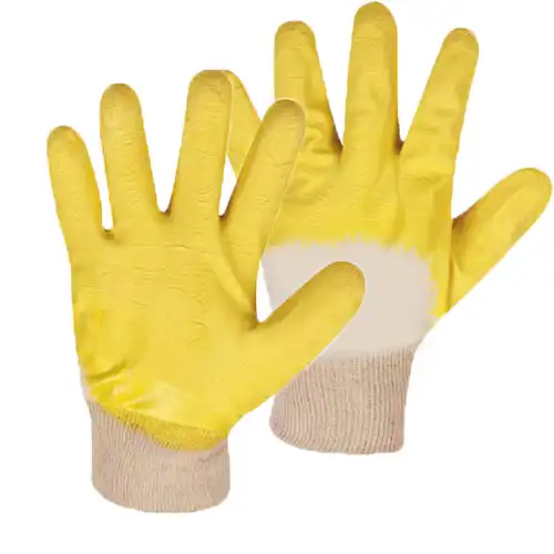 Latex Basic-Arbeitshandschuhe mit Strickbund "CLASSIC LSO" in 10 (XL) - Thumbnail 1