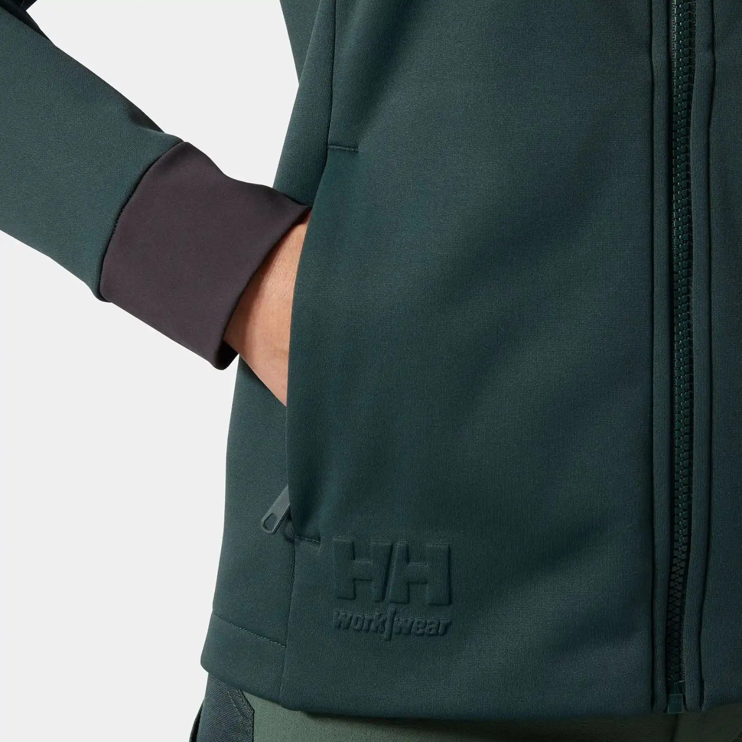 Damen Funktionsjacke "W TECH MIDLAYER" in fichtengrün, XS - Thumbnail 6