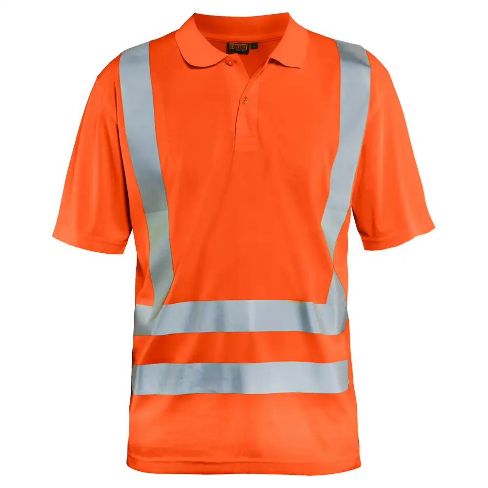 Warnschutz Polo-Shirt mit UV-Schutz "3391" in Orange, 3XL - Thumbnail 1