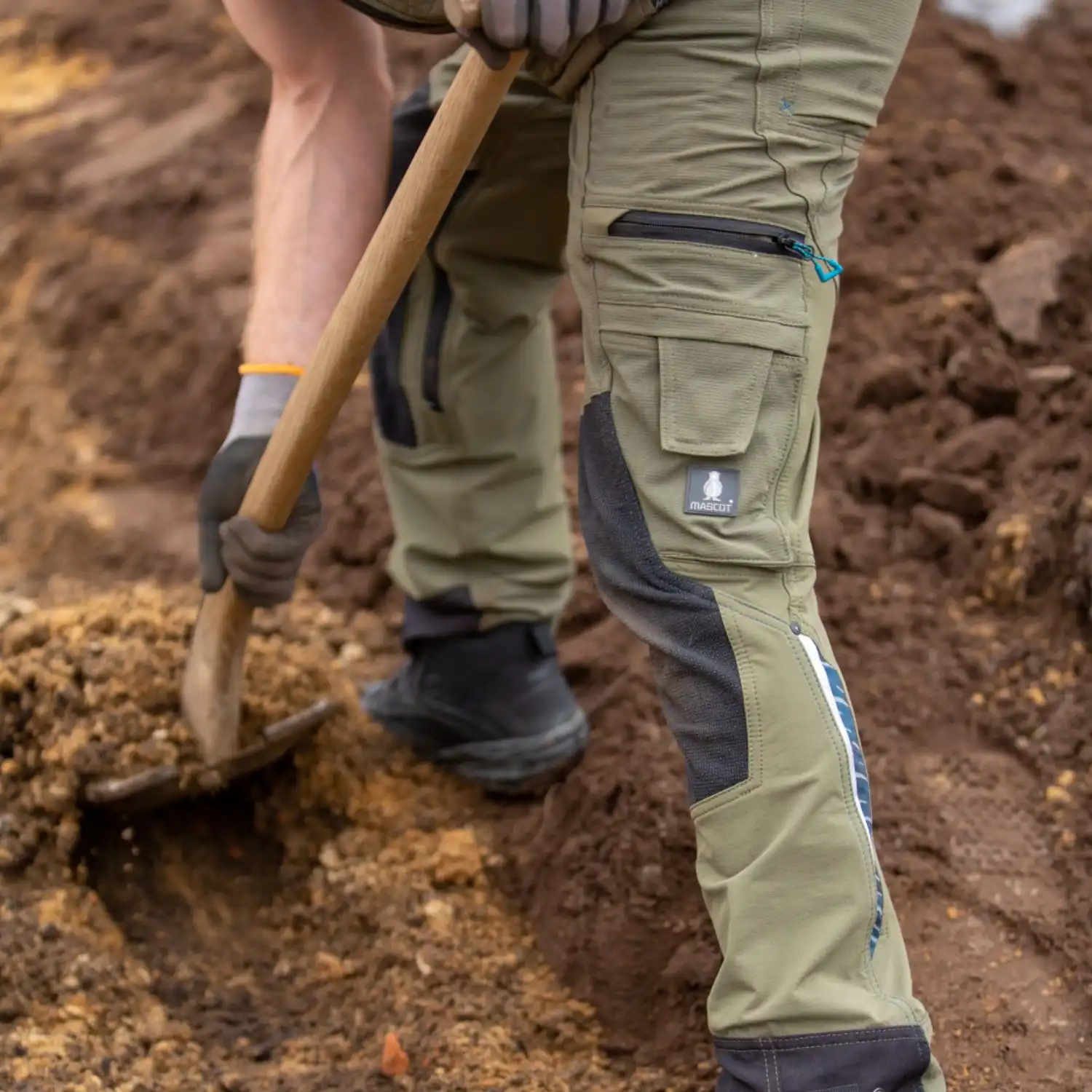 Bundhose Stretch Dyneema® Advanced in hellkhaki, 82C68 (EU 68) - Thumbnail 5