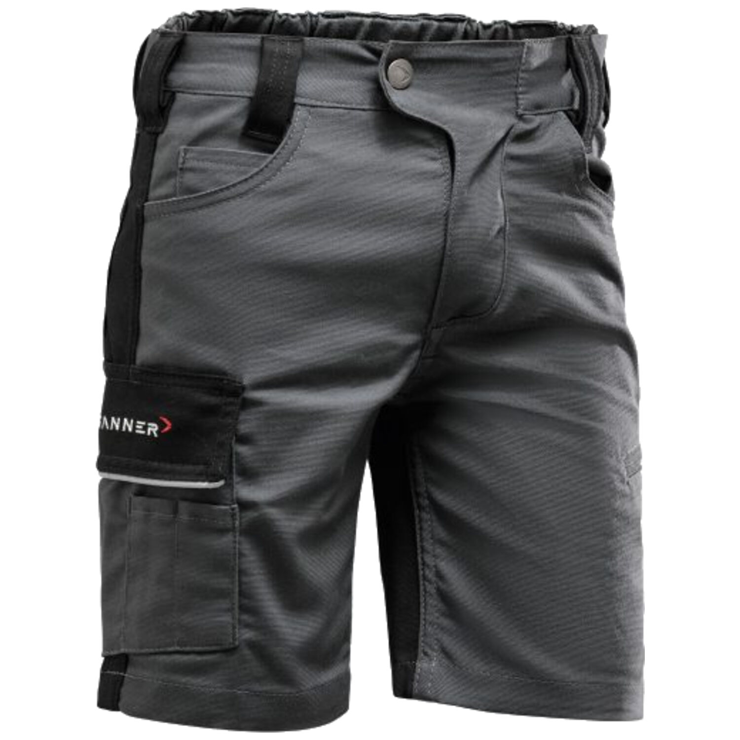 Kinder Shorts "CANFULL STRETCHFLEX®" in grau, 128 - Bild 1
