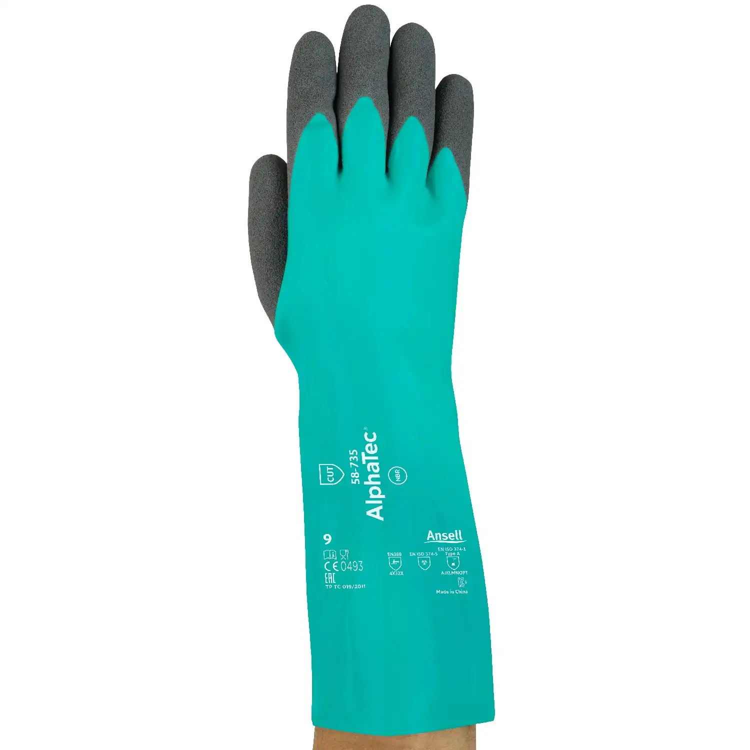 Nitril Chemikalienschutzhandschuhe "AlphaTec®" 58-735 in 7 (S) - Bild 1
