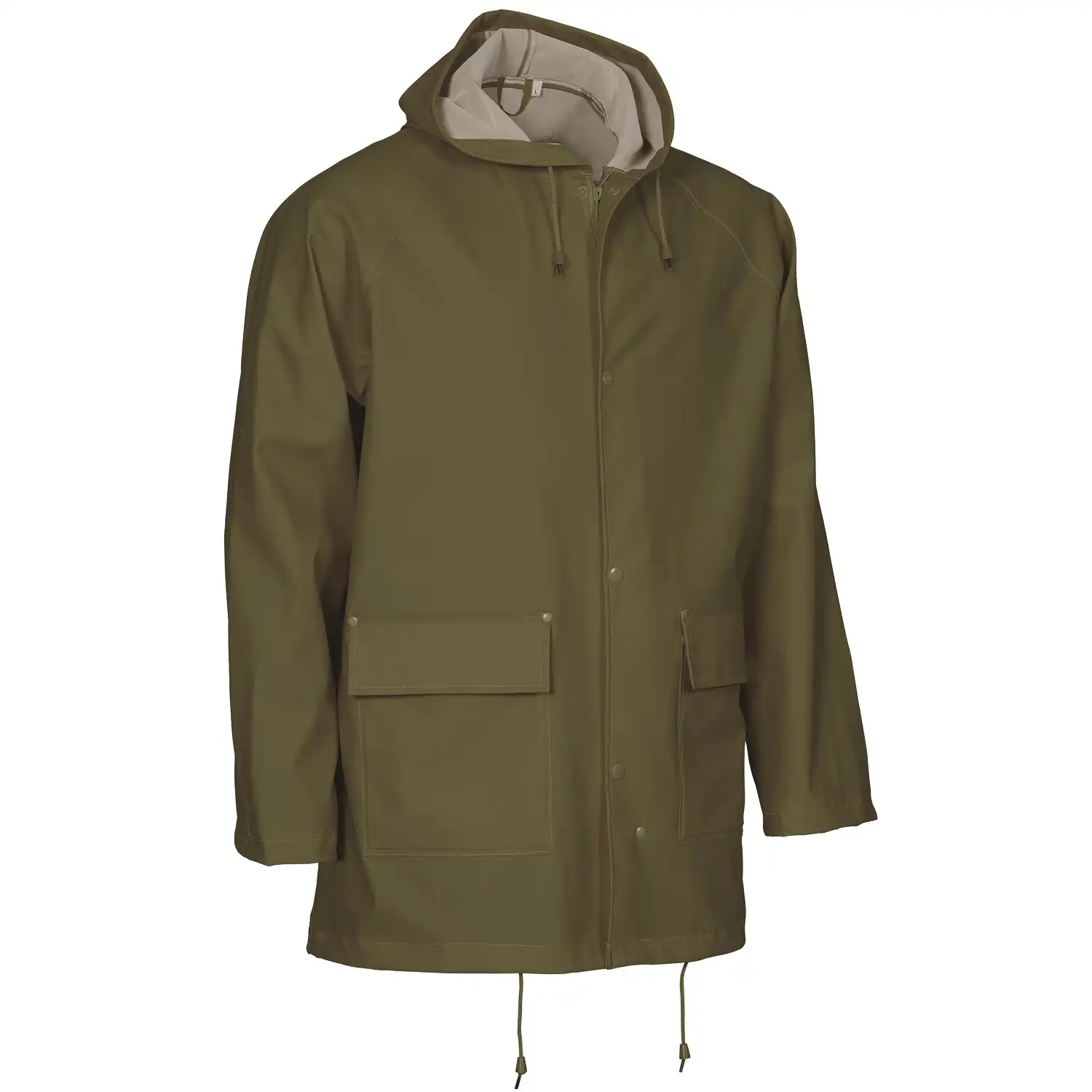 PU/PVC Regenjacke "306600" Elements in olive, L - Bild 1