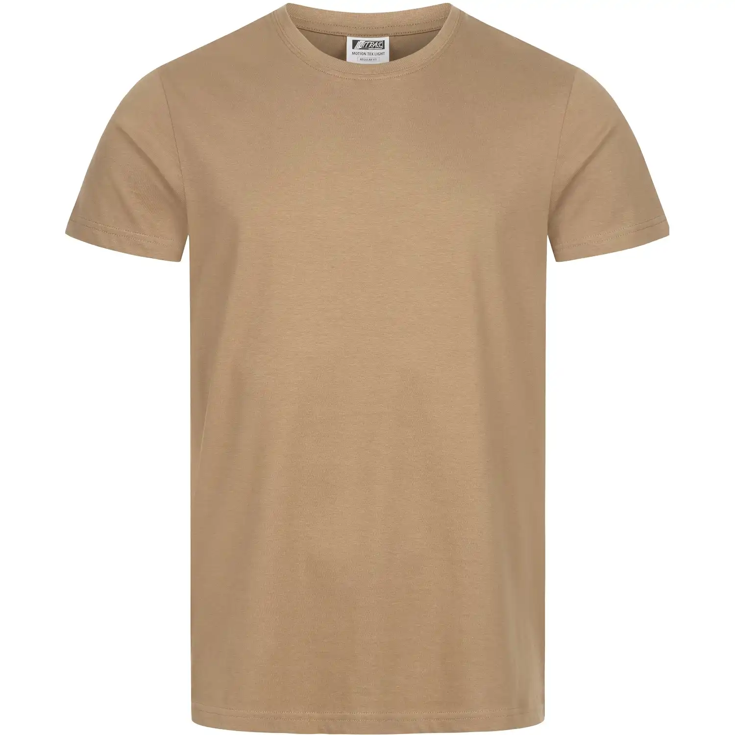 T-Shirt "MOTION TEX LIGHT" 7004 in khaki, L - Thumbnail 1