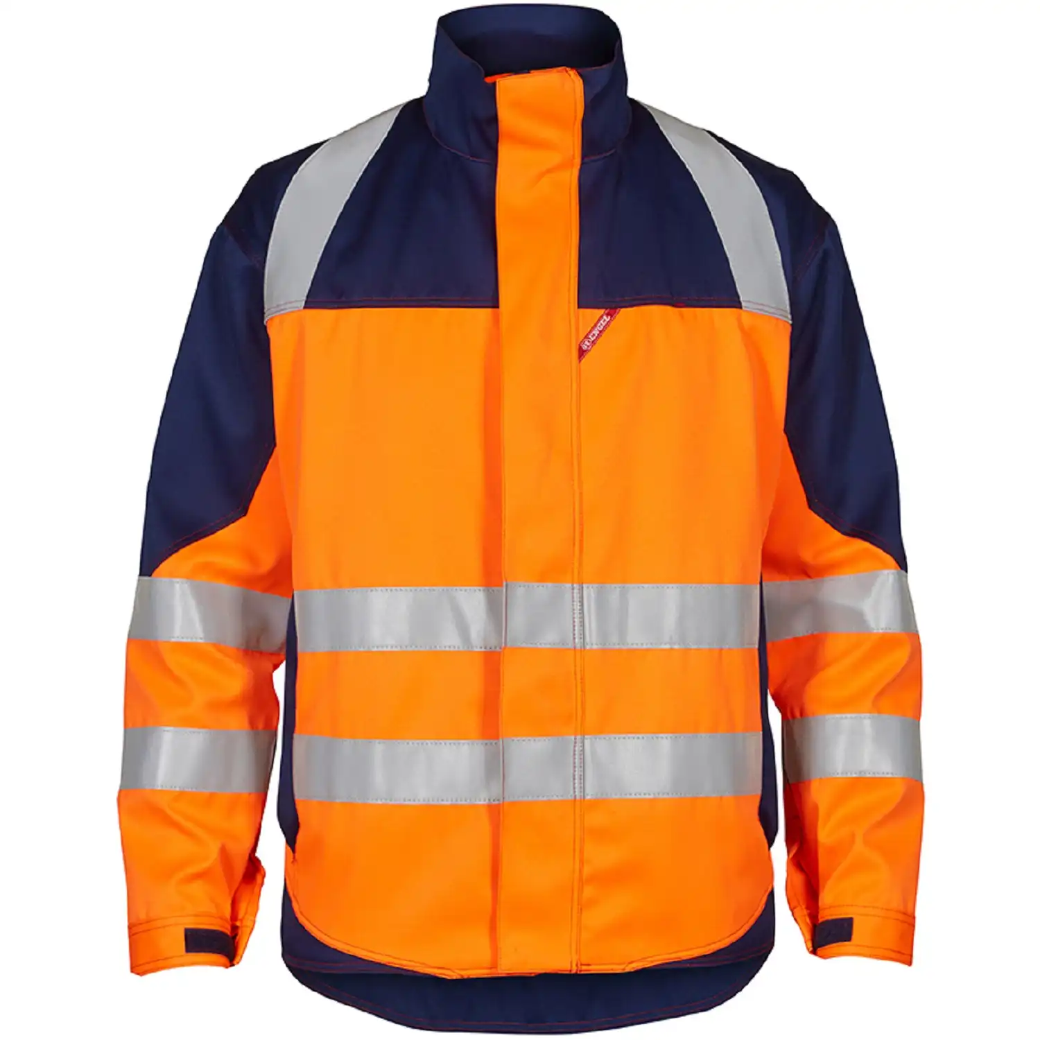 Multinorm Arbeitsjacke "1285-830" Safety+ Kl. 2 orange/marine in 3XL - Thumbnail 1