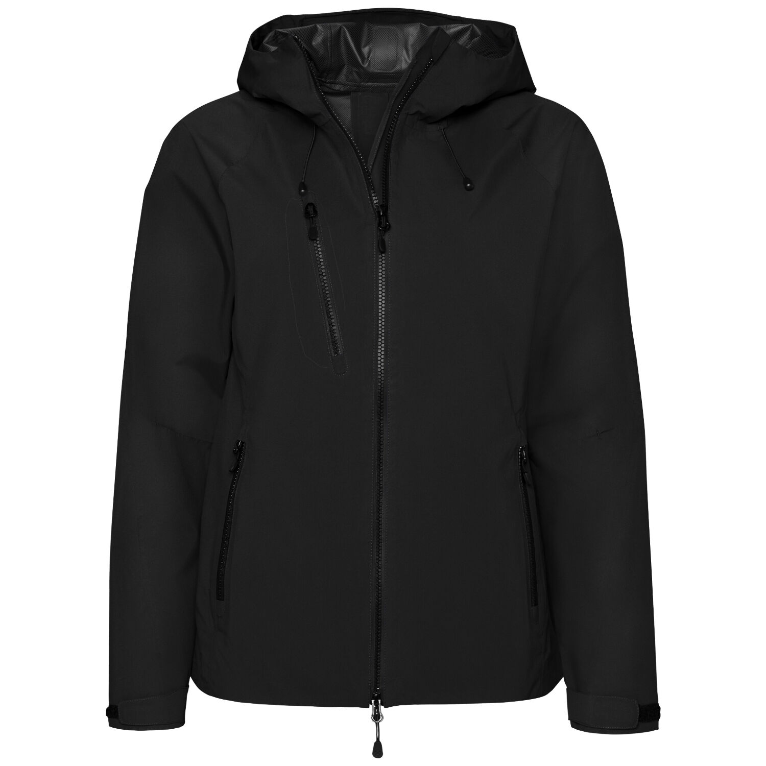 Damen Softshelljacke Active ECO "284" in schwarz, L - Thumbnail 1