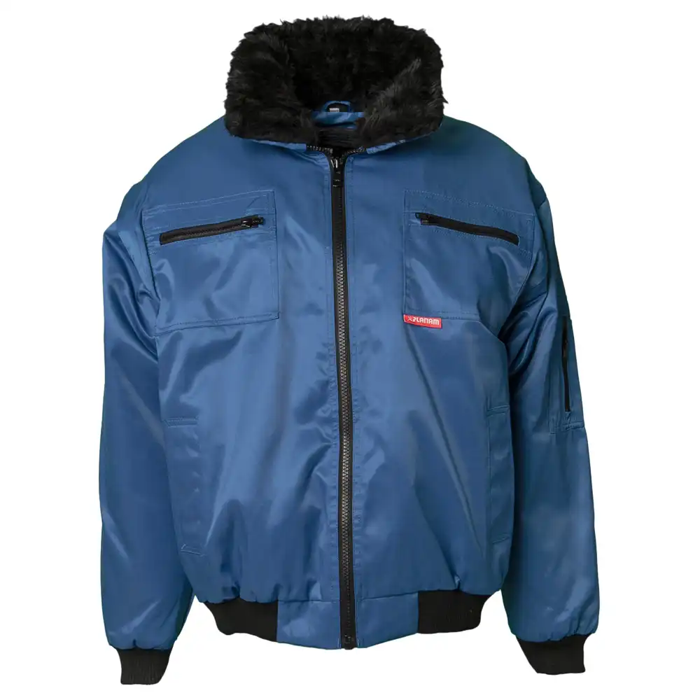 Winter-Comfort Jacke "GLETSCHER" Outdoor in kornblau, L - Thumbnail 1