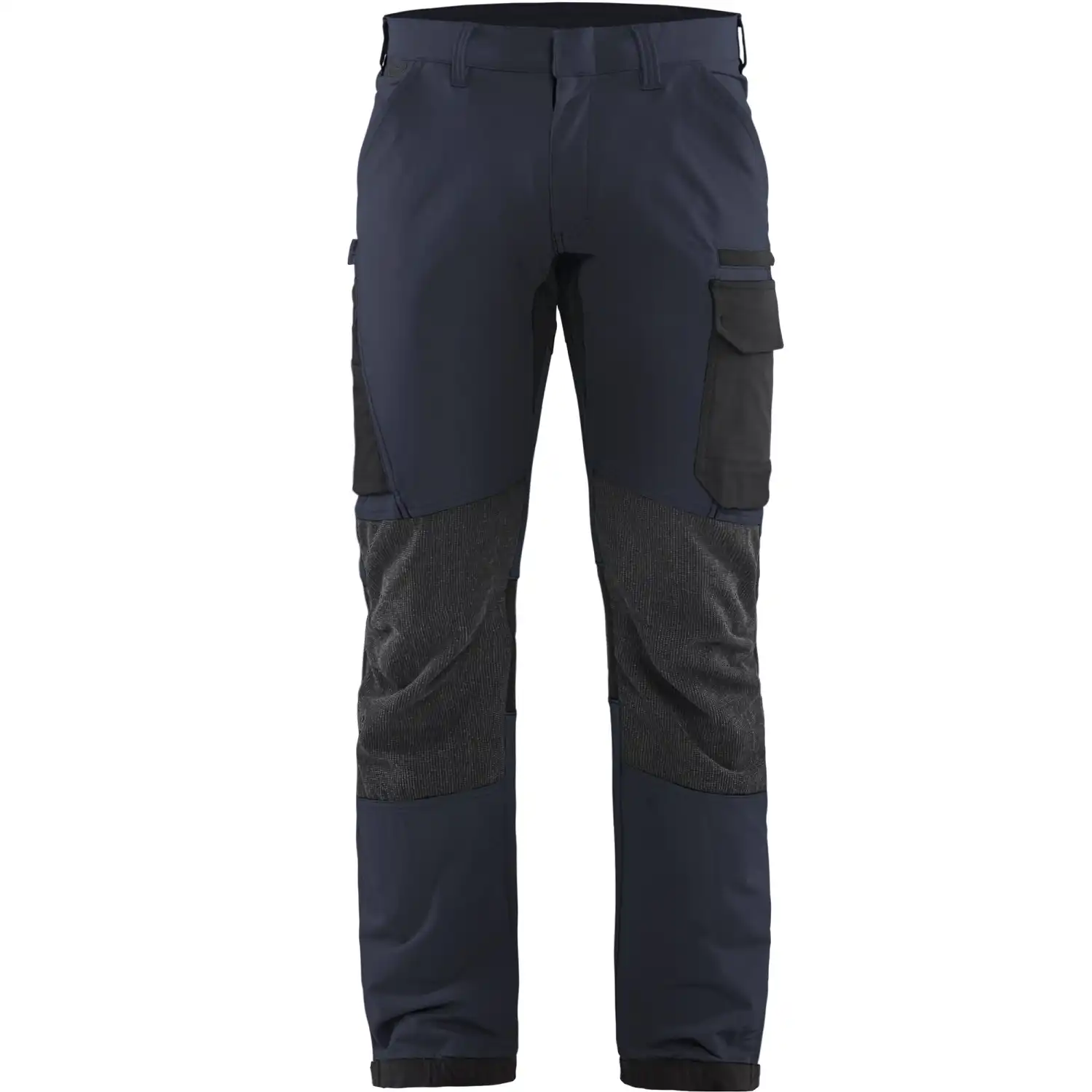 Stretch Servicehose "1422" in Dunkelmarine/Schwarz, C54 - Thumbnail 1