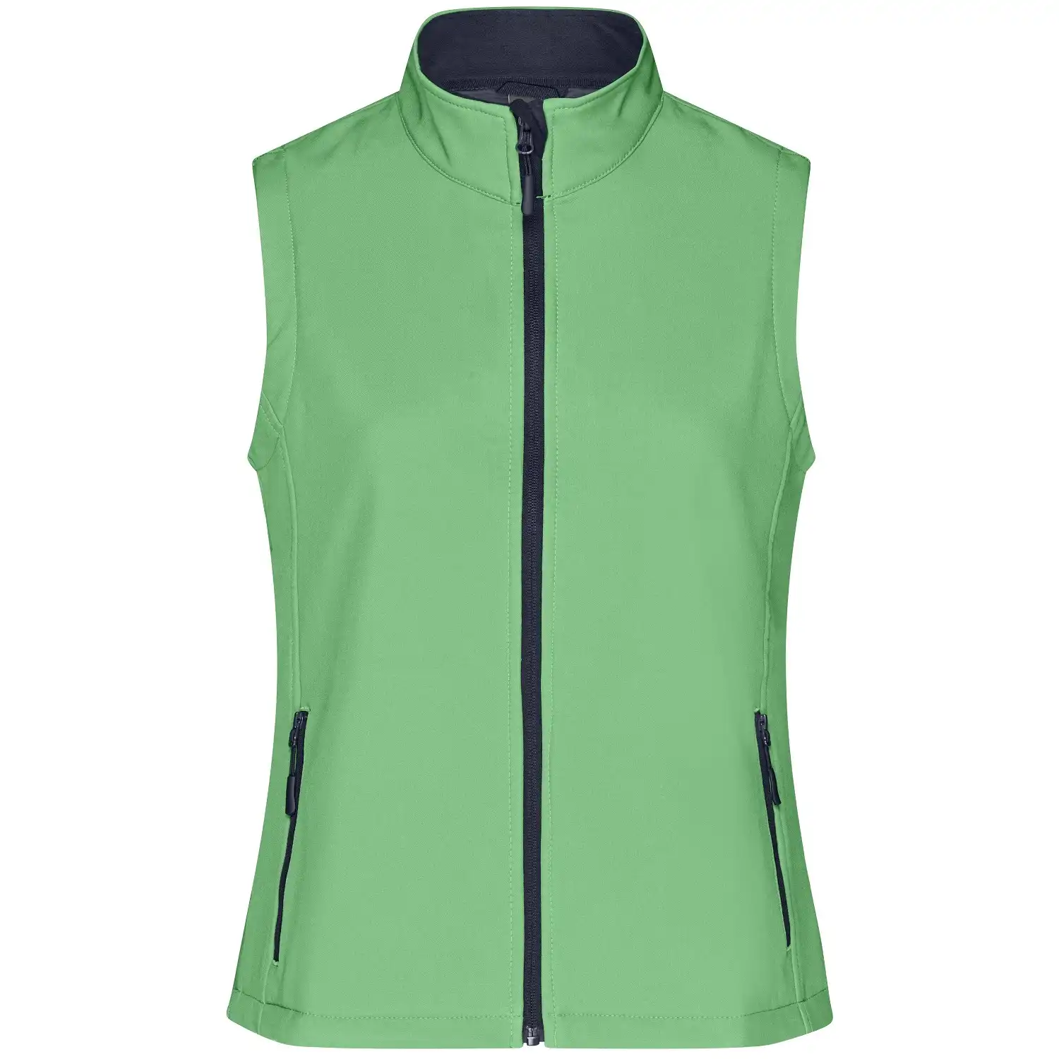 Damen Promo Softshellweste "JN1127" in green/navy, XL - Bild 1