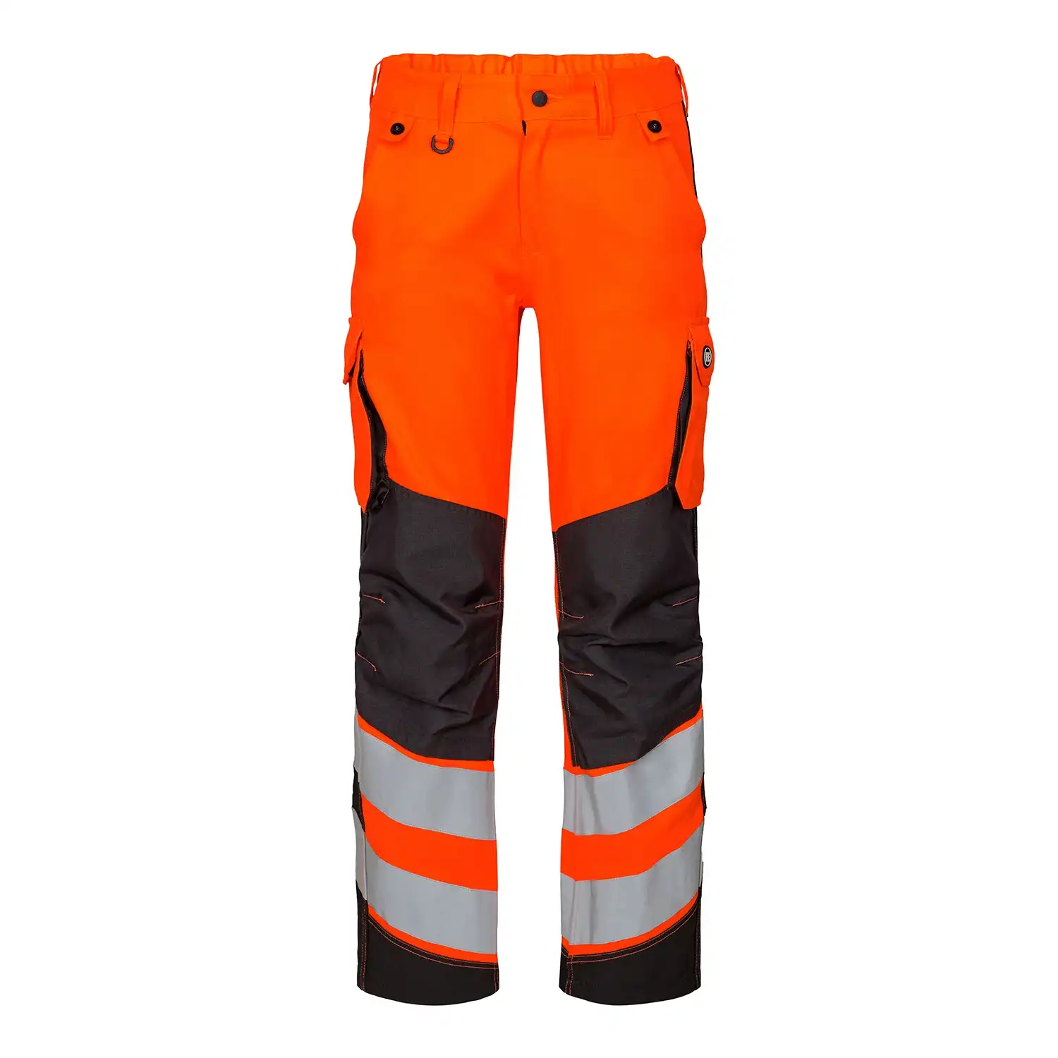 Damen Warnschutz Bundhose "2543-319" Safety Kl. 2 in orange/grau, 46 - Thumbnail 1