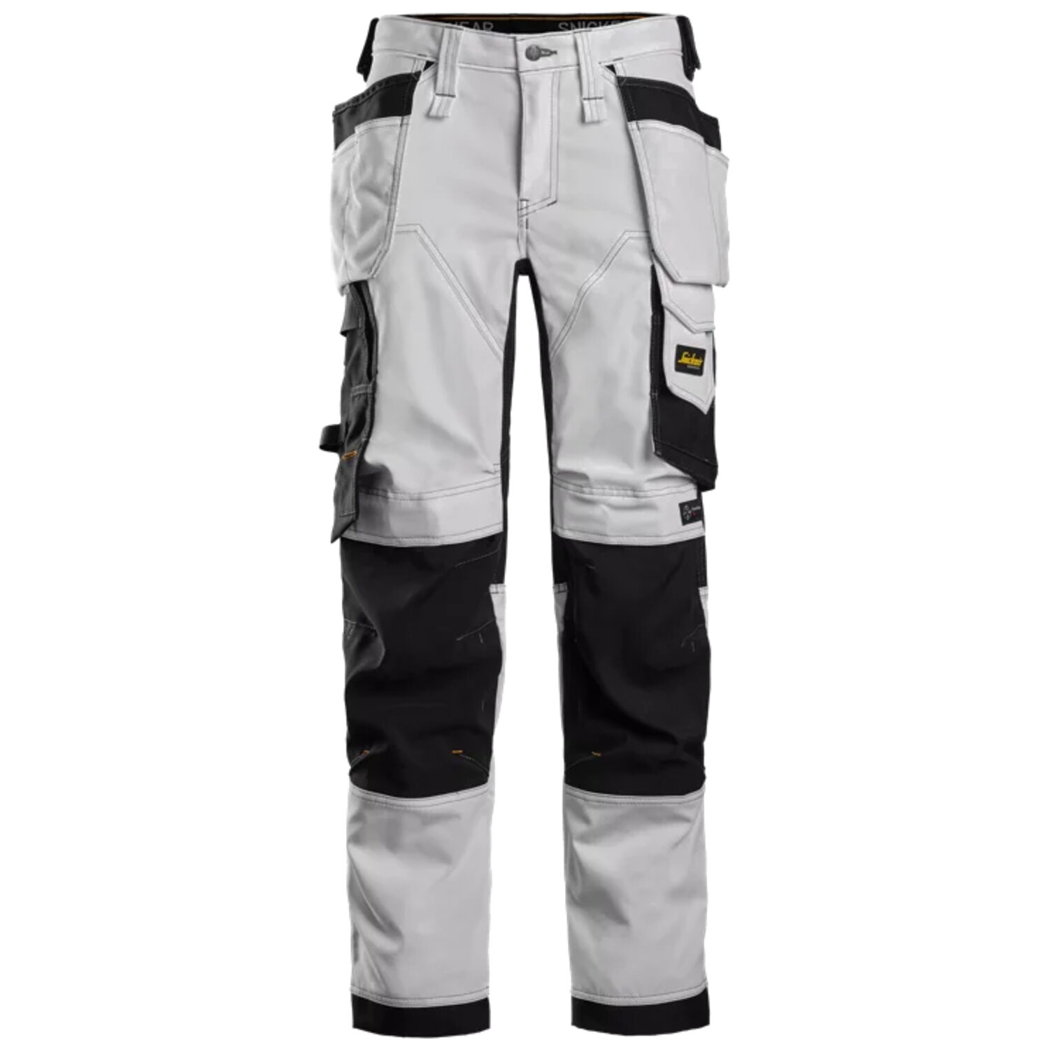 Damen Arbeitshose "6247" in weiß/schwarz, 48 - Thumbnail 1