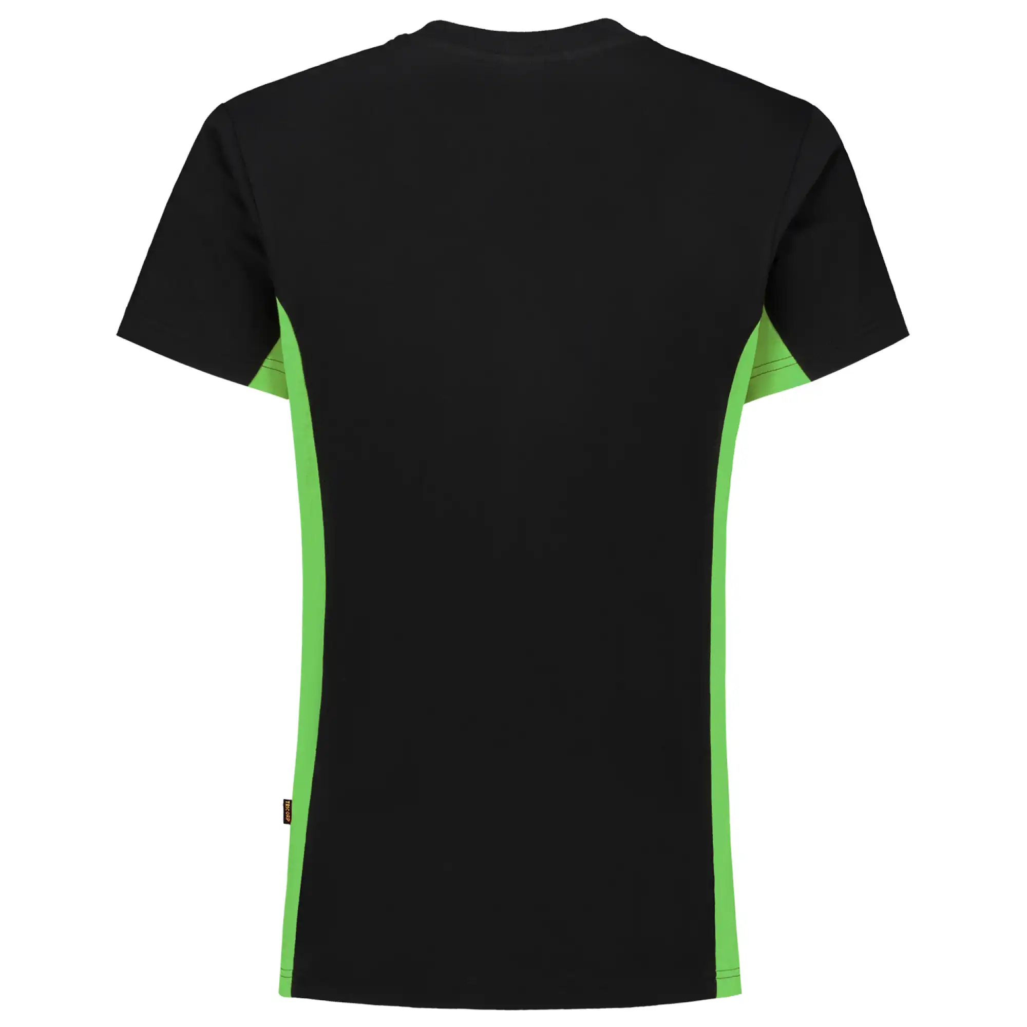 T-Shirt Bicolor "102004" Workwear in XS, black/lime - Thumbnail 2