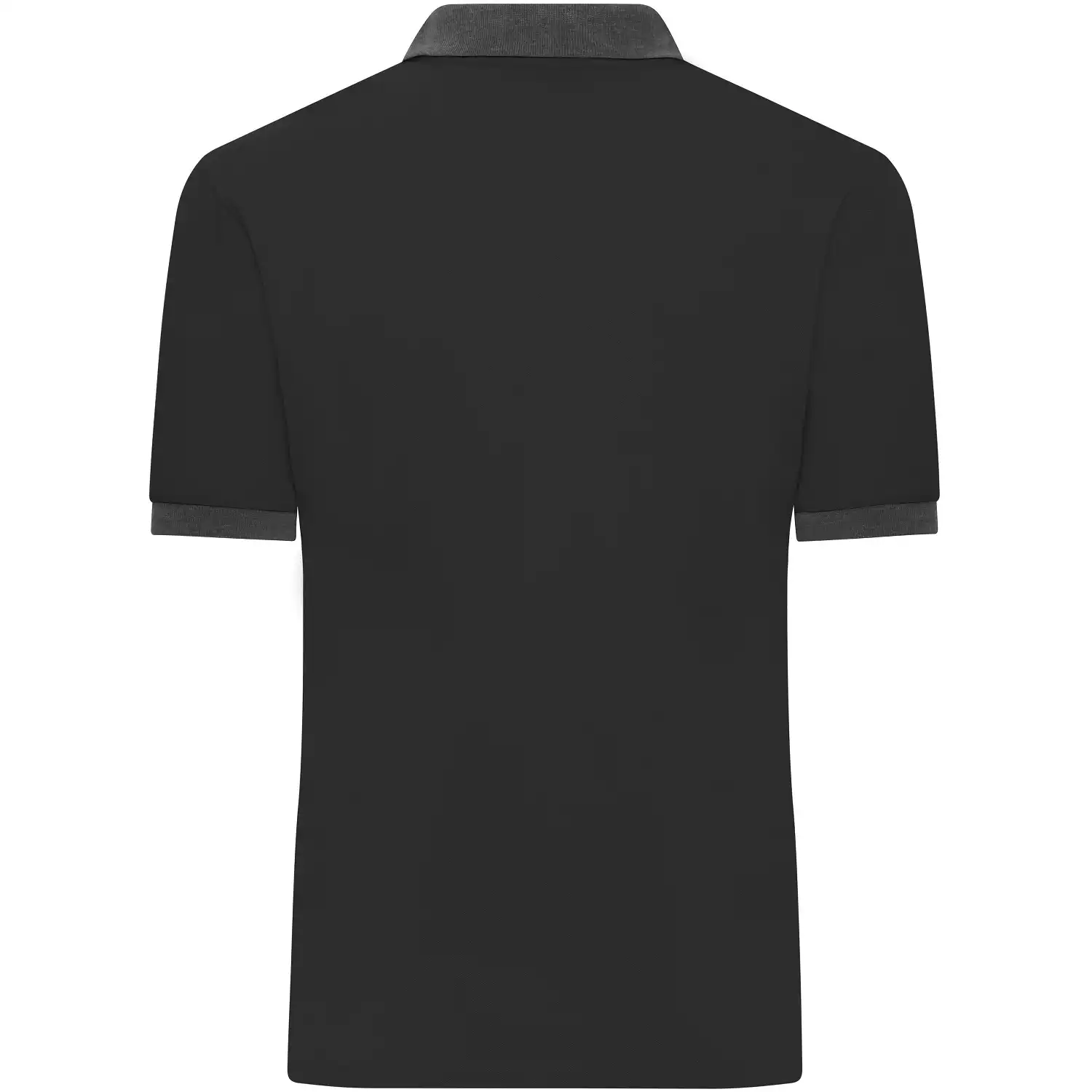 Polo-Shirt "JN1304" in black/anthracite-melange, S - Thumbnail 2