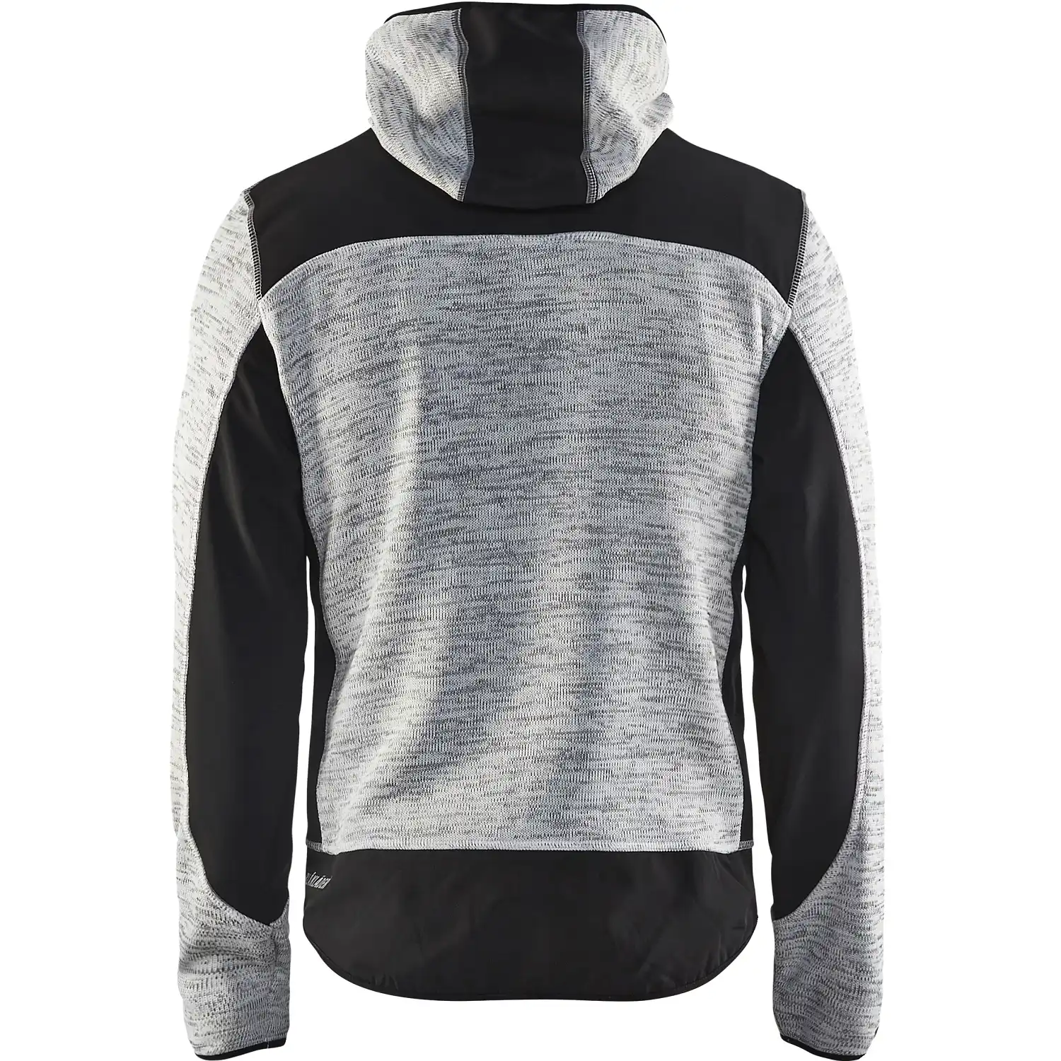 Strickjacke "4930" mit Softshell in grau/schwarz, 3XL - Thumbnail 2