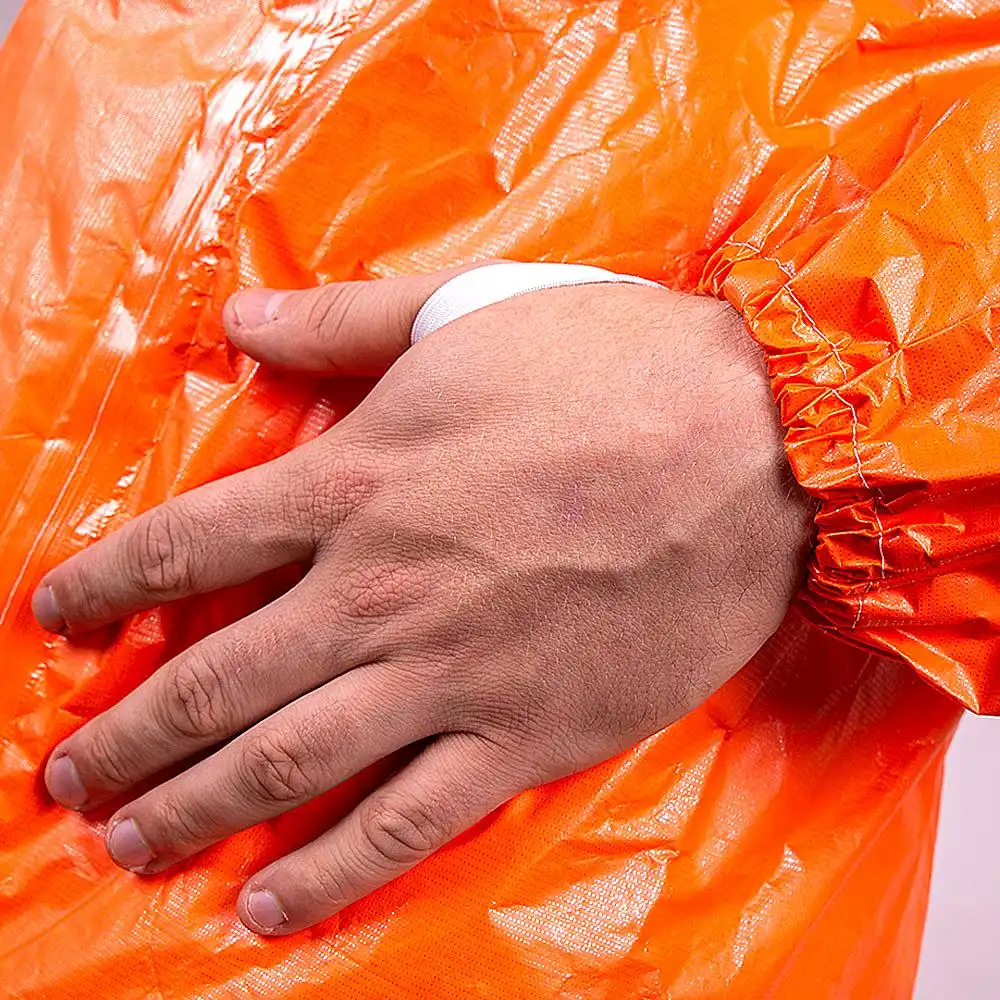 Chemie-Schutzoverall Typ 3/4/5/6 "Tychem® F" orange in XL - Thumbnail 5