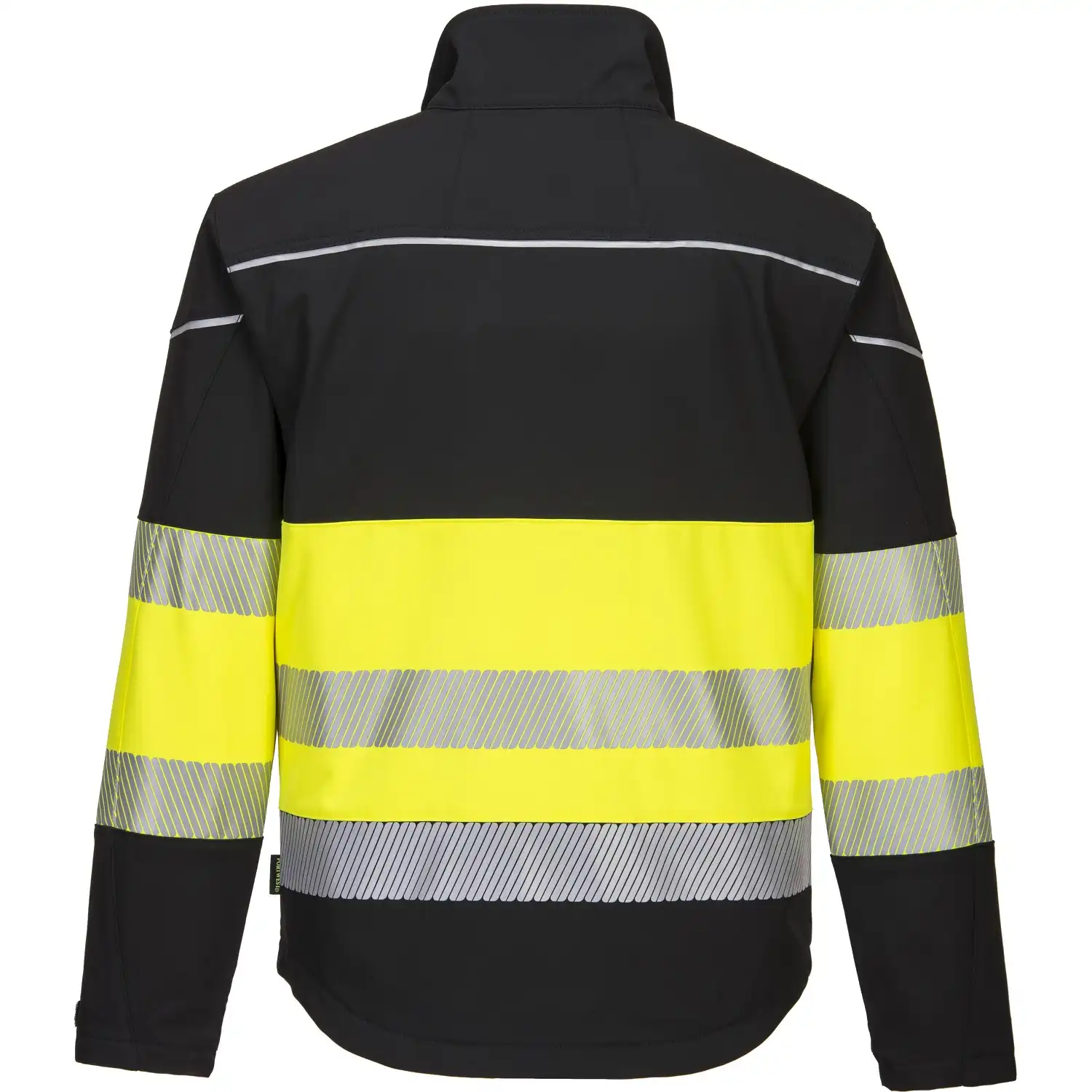 Warnschutz Softshelljacke "PW375" PW3 Kl. 1 in schwarz/gelb, L - Thumbnail 2