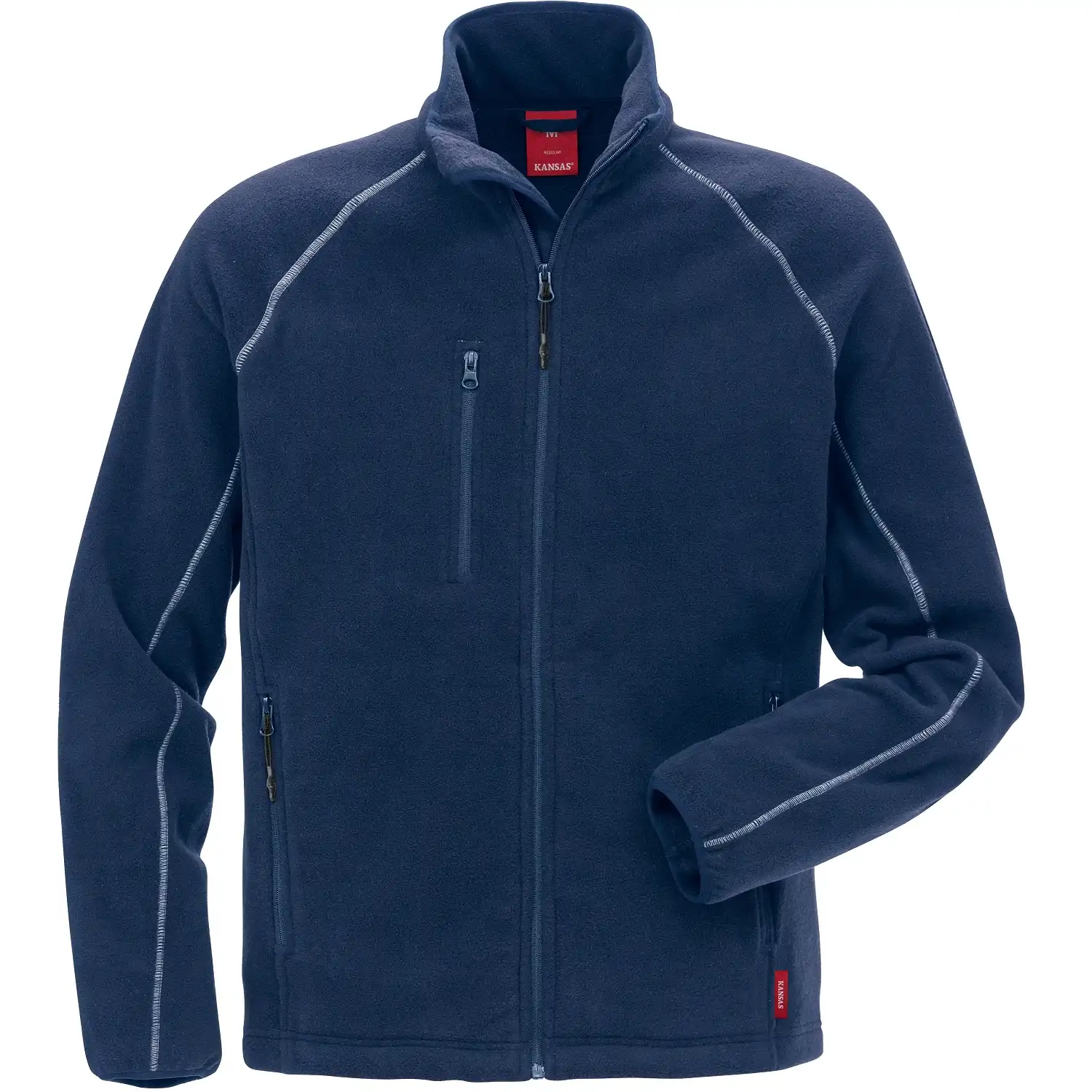 Fleecejacke "4004 FLE" in dunkelblau, M - Bild 1