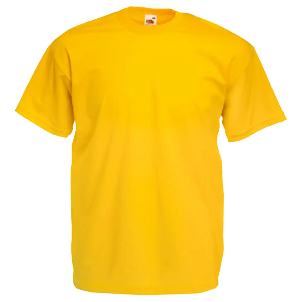 T-Shirt "F140" 100% Baumwolle Valueweight in sunflower, L - Bild 1