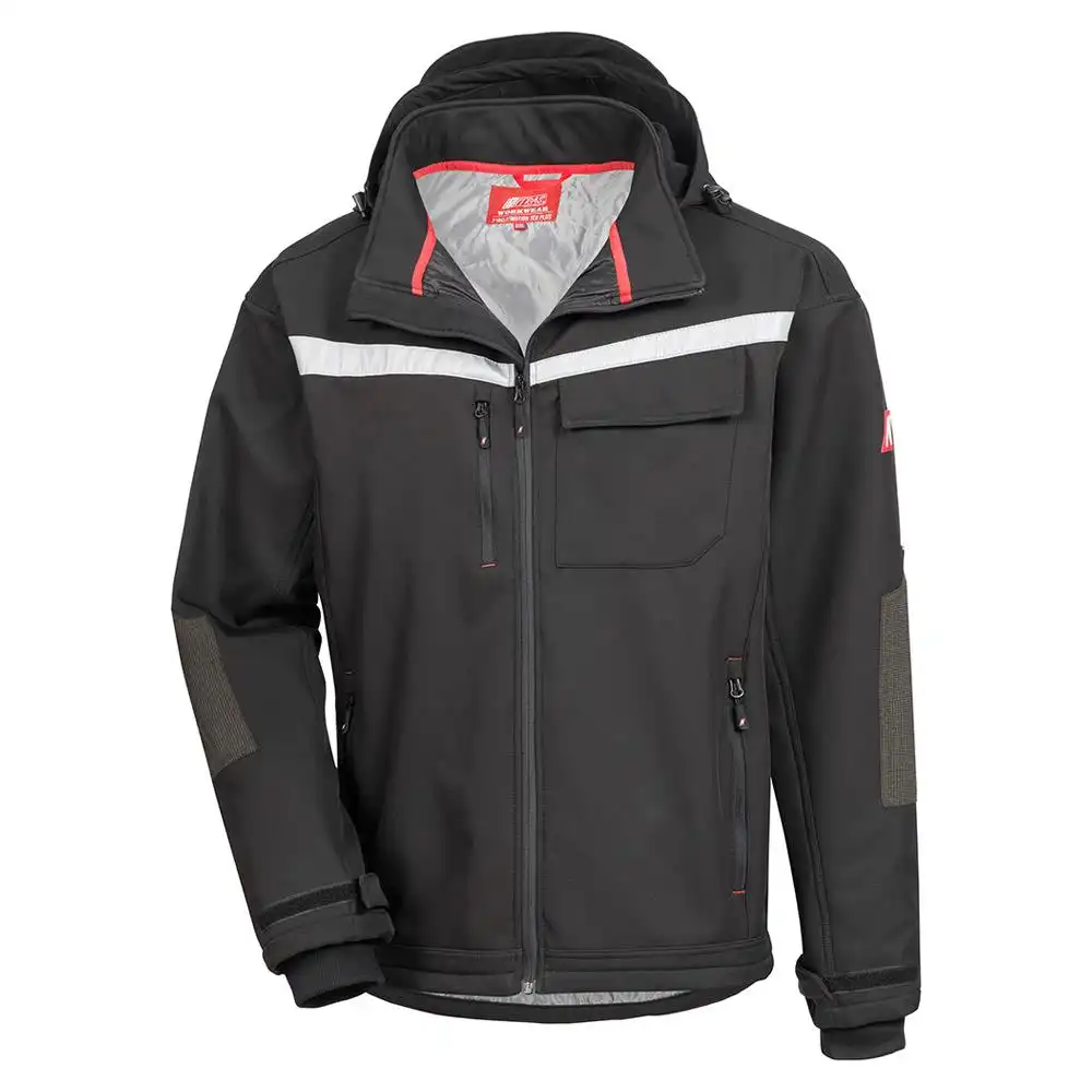 Softshelljacke "MOTION TEX PLUS" in schwarz, L - Thumbnail 1