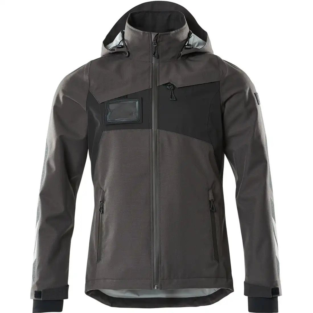 Hardshell-Regenjacke "ACCELERATE" in dunkelanthrazit/schwarz, L - Bild 1