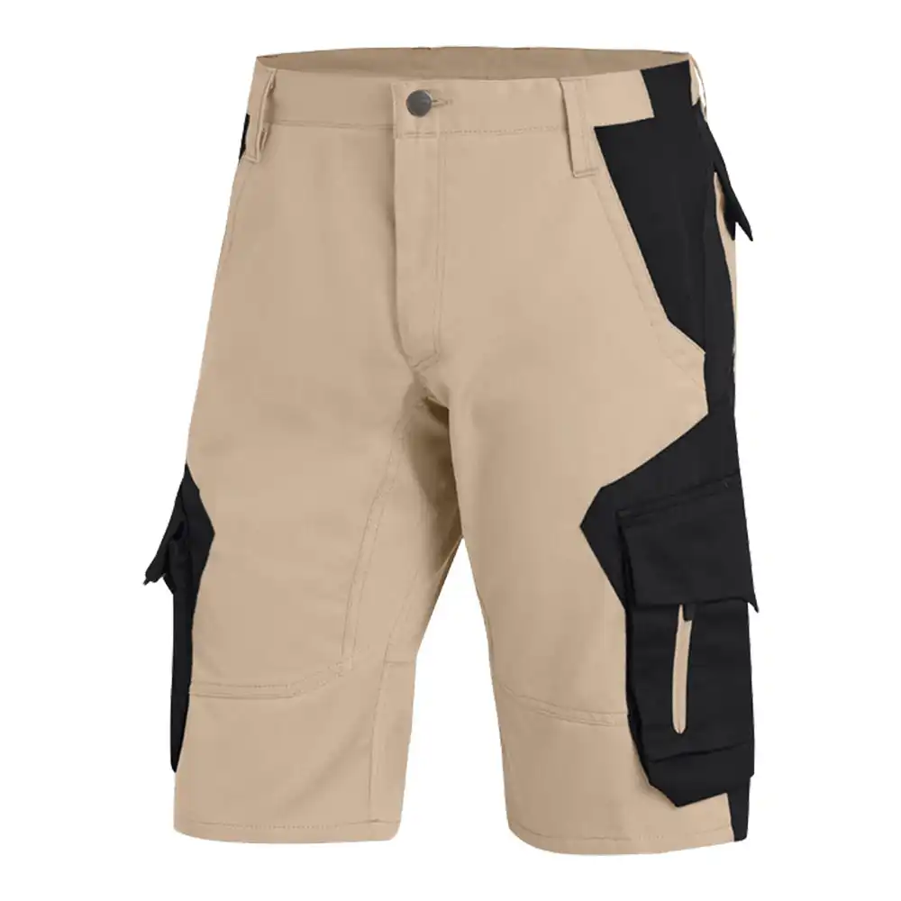 Arbeitsshorts "WULF" in beige/schwarz, 48 - Thumbnail 1