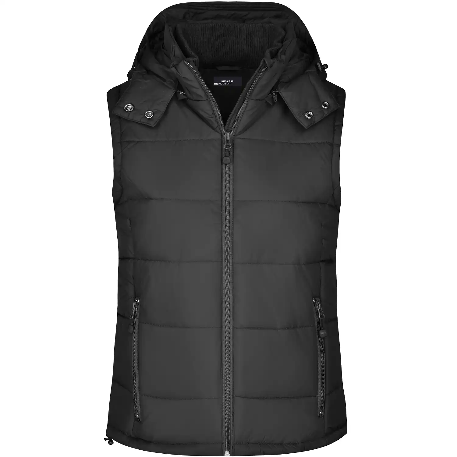 Damen Steppweste "JN1005" in black, M - Thumbnail 1