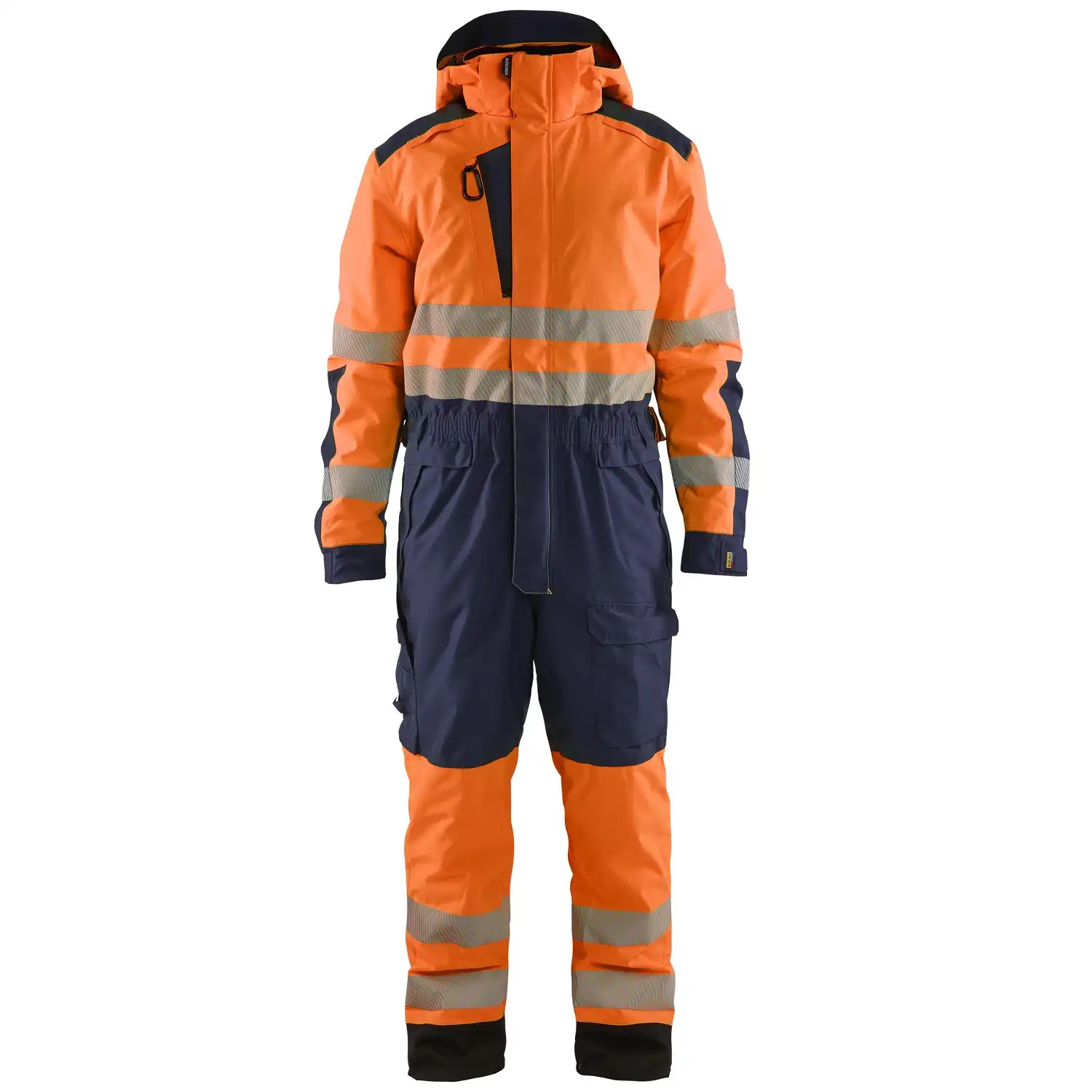 Warnschutz Winteroverall Kl. 3 "6725" in orange/marine, 3XL - Thumbnail 1