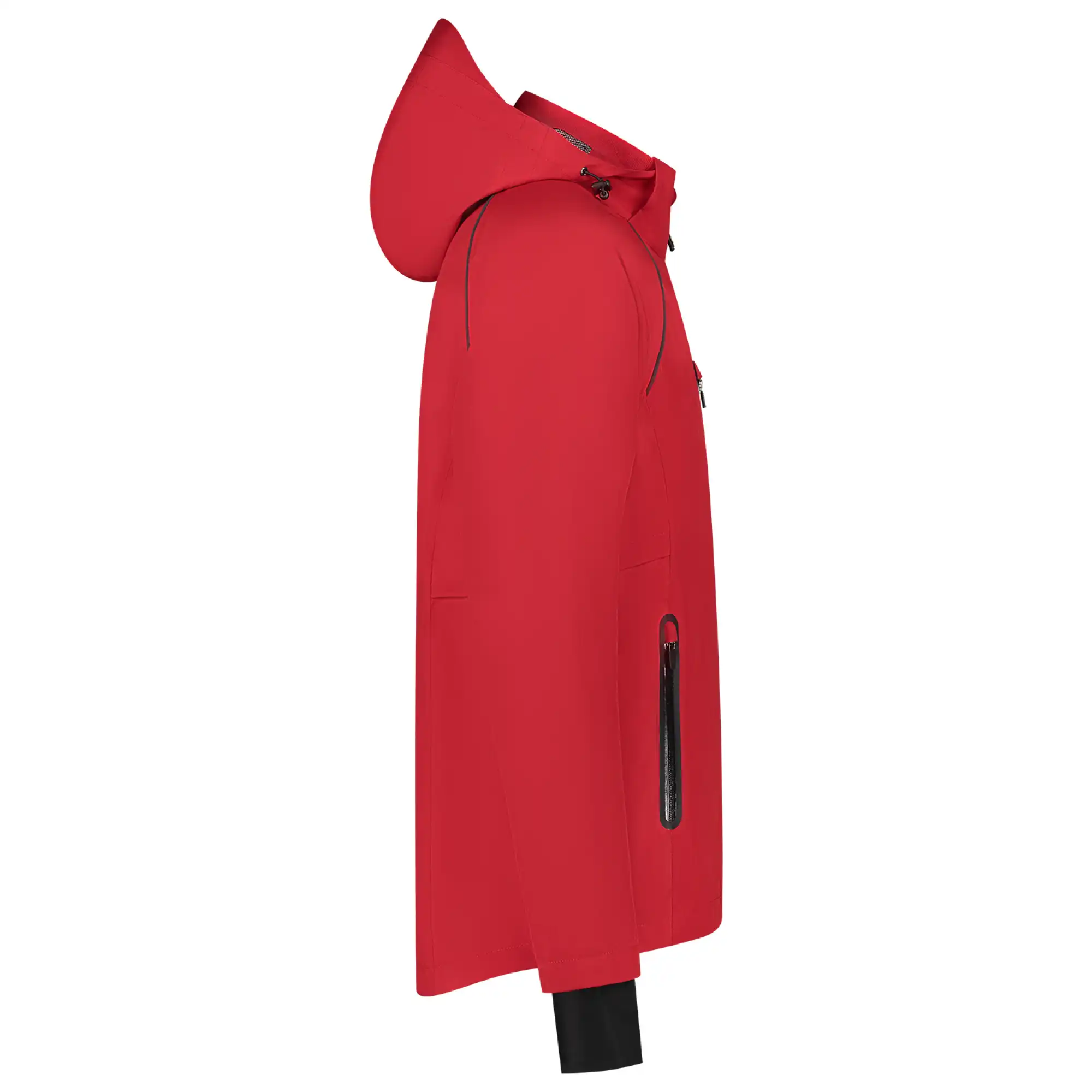 Hardshell Regenjacke "402018" Workwear in red, L - Thumbnail 4