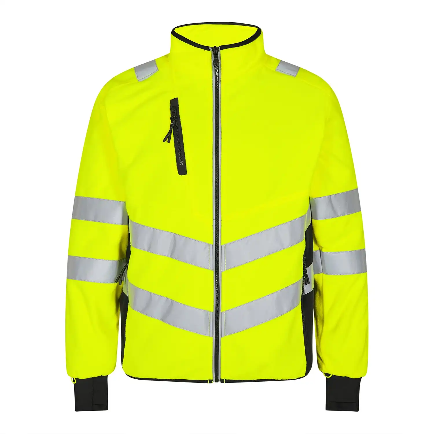 Warnschutz Fleece-Jacke "1192-236" Safety Kl. 2 in gelb/schwarz, L - Thumbnail 1