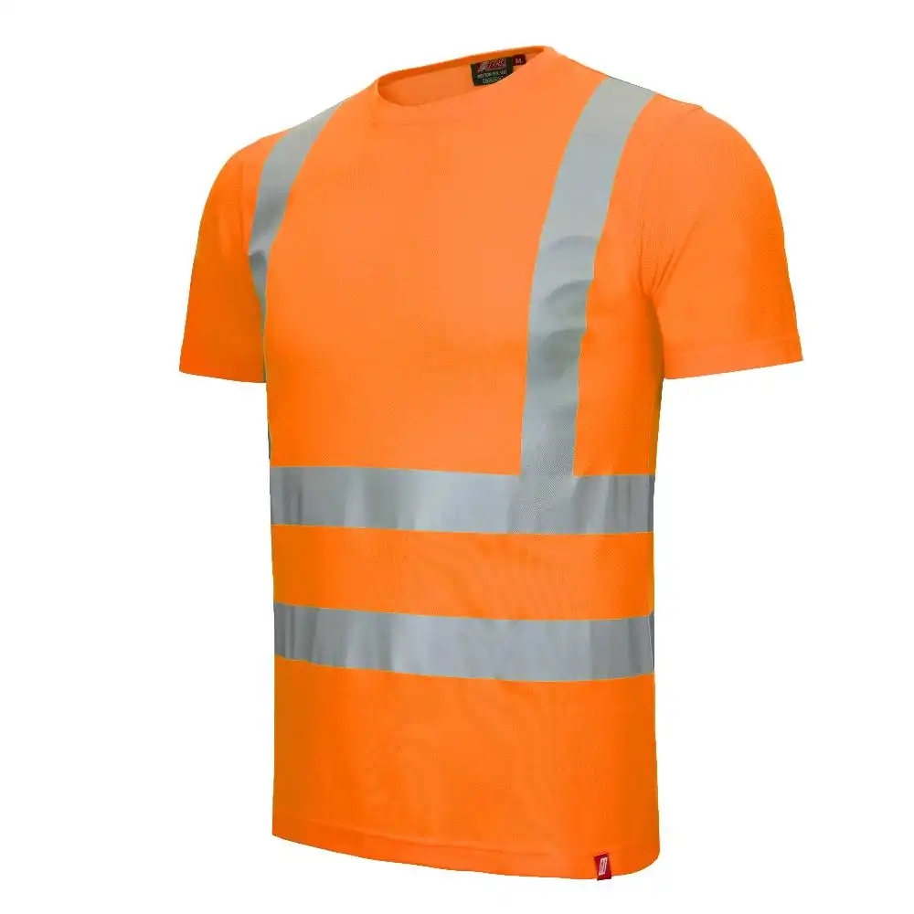 Warnschutz T-Shirt Kl. 2 "MOTION TEX VIZ" UV-Schutz in Orange, L - Thumbnail 1