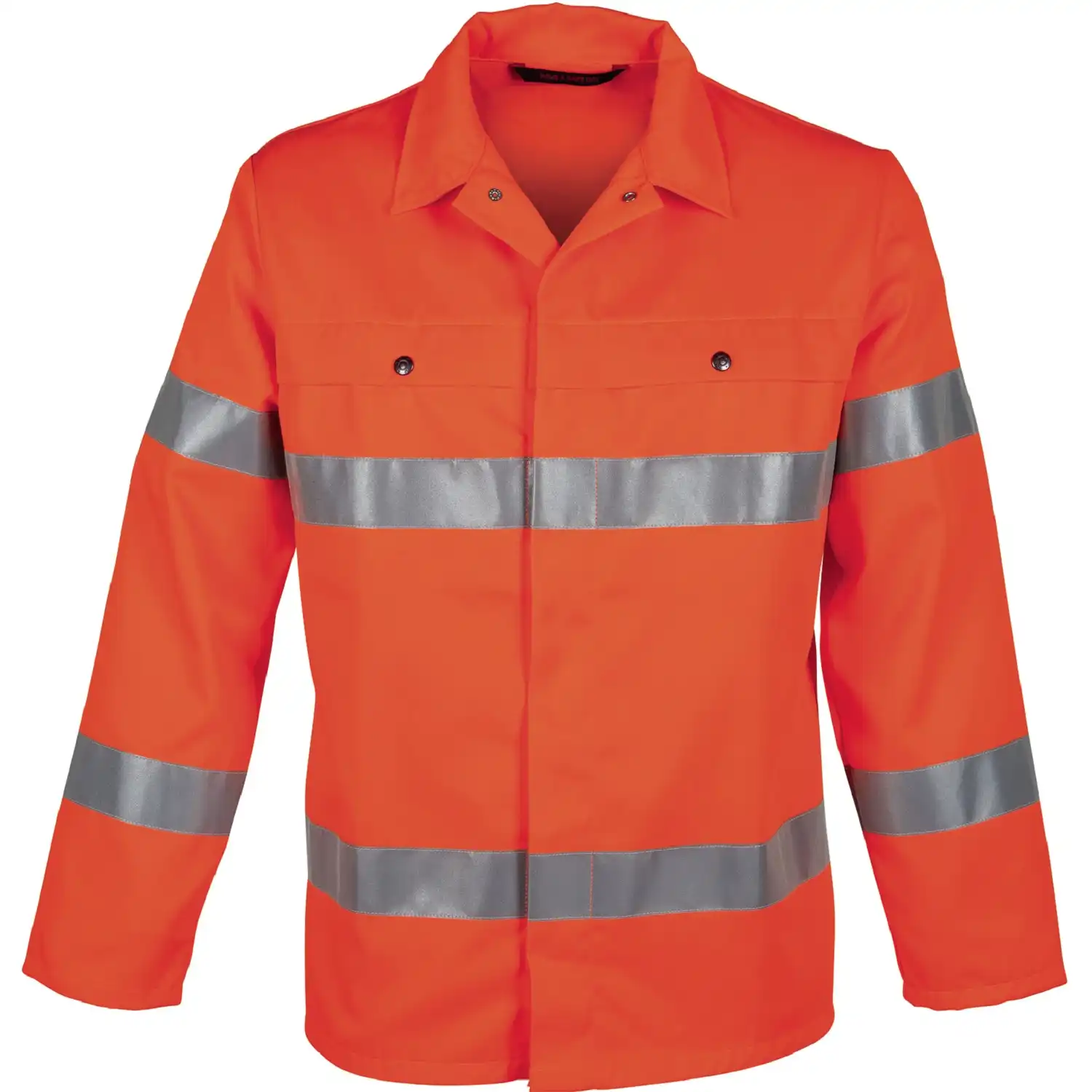 Warnschutzlangjacke "3133" High Visibility orange in 46 - Thumbnail 1