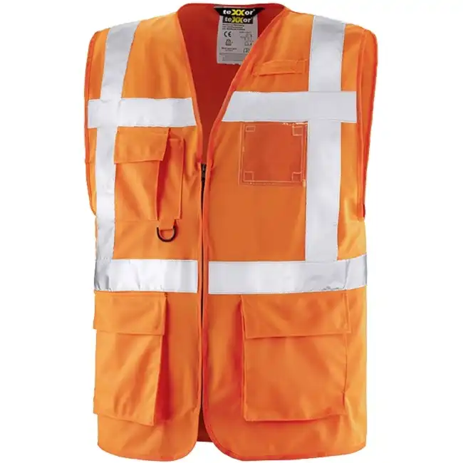 Warnweste Kl. 2 "DUNDAS" in Orange, L - Thumbnail 1