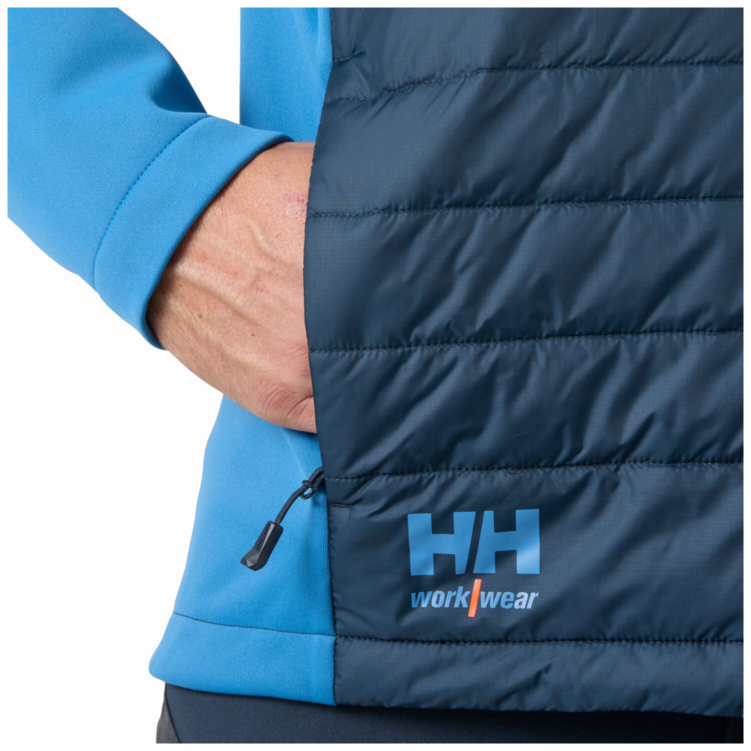 Hybridjacke "OXFORD" in steinblau, XS - Thumbnail 4