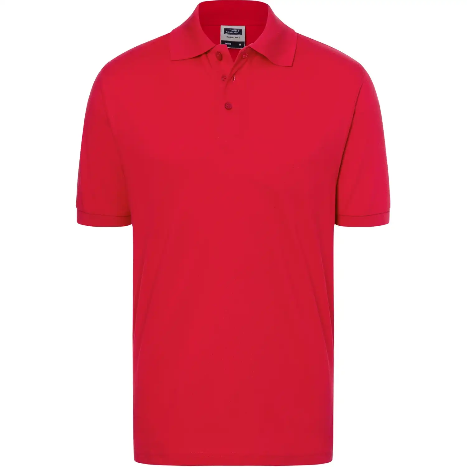 Polo-Shirt Classic "JN070" in red, 3XL - Bild 1