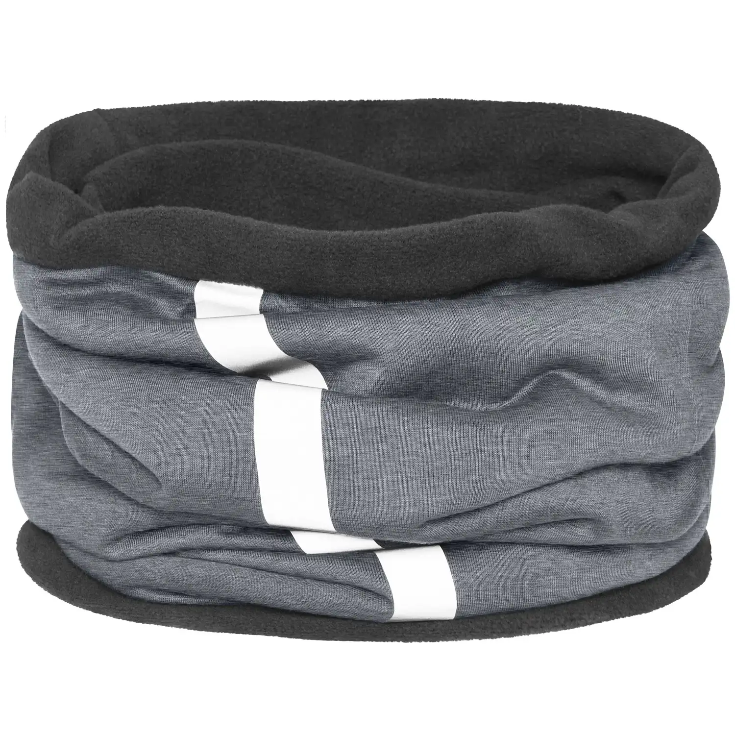 Winter Schlauchschal X-Tube "MB7300" in grey-heather/carbon - Bild 1