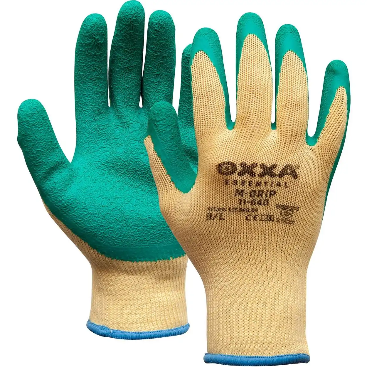 Latex Montagehandschuhe M-Grip 11-540 in 9 (L) - Bild 1
