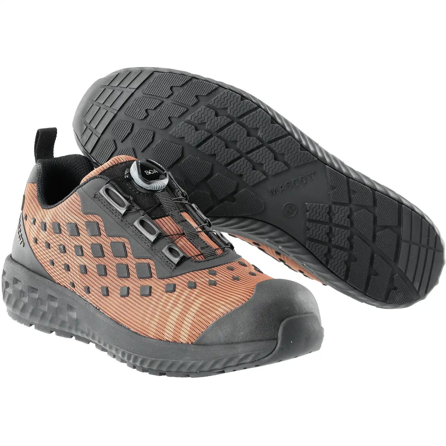 Halbschuhe S1PL "F0650-704" nussbraun in 36 - Thumbnail 1