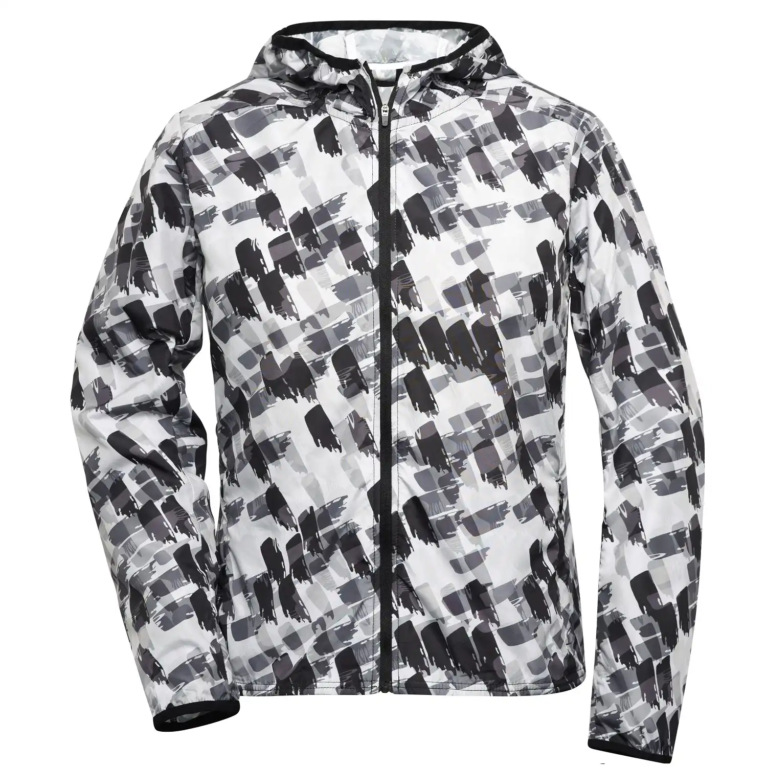 Damen Funktionsjacke "JN533" in black-printed, XS - Thumbnail 1