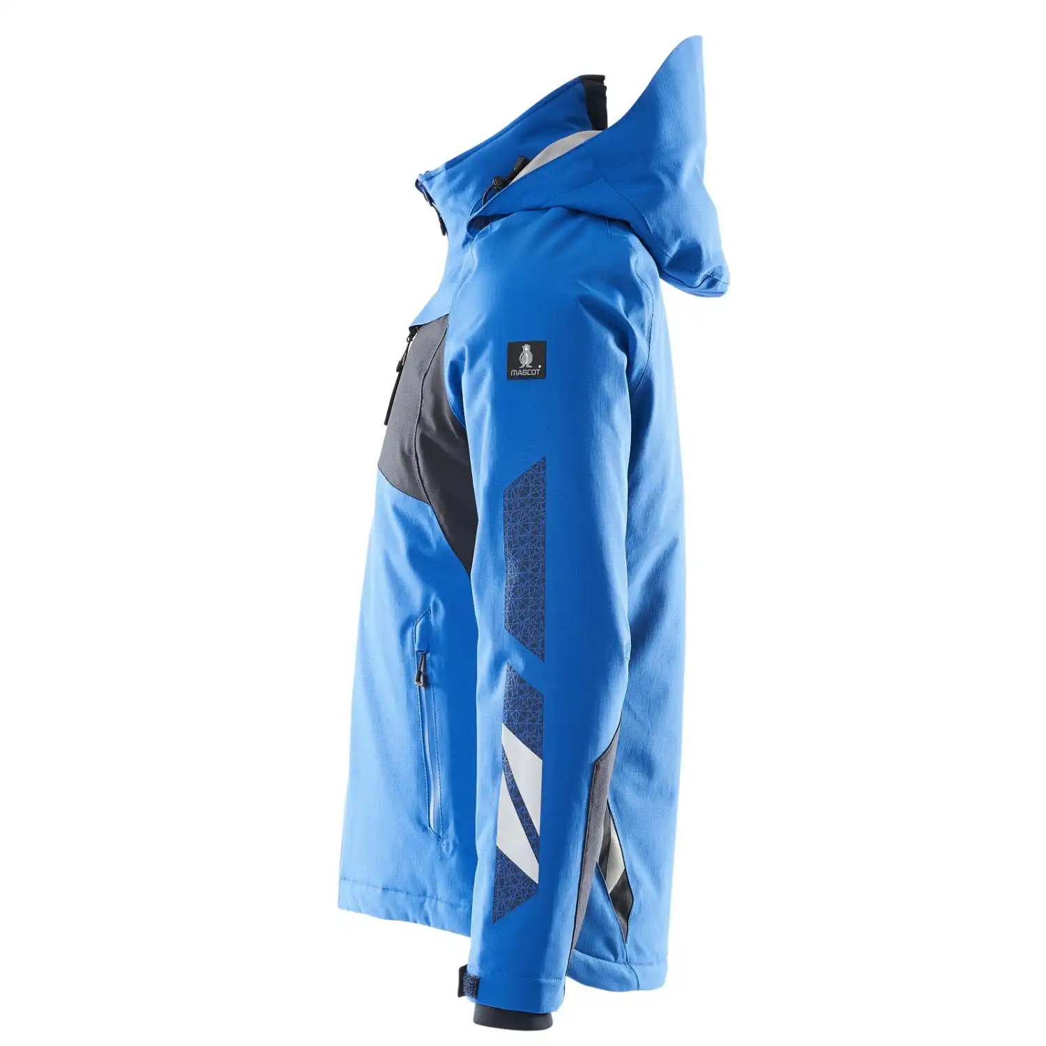 Winterjacke mit CLIMASCOT® "ACCELERATE" in azurblau/schwarzblau, M - Thumbnail 3