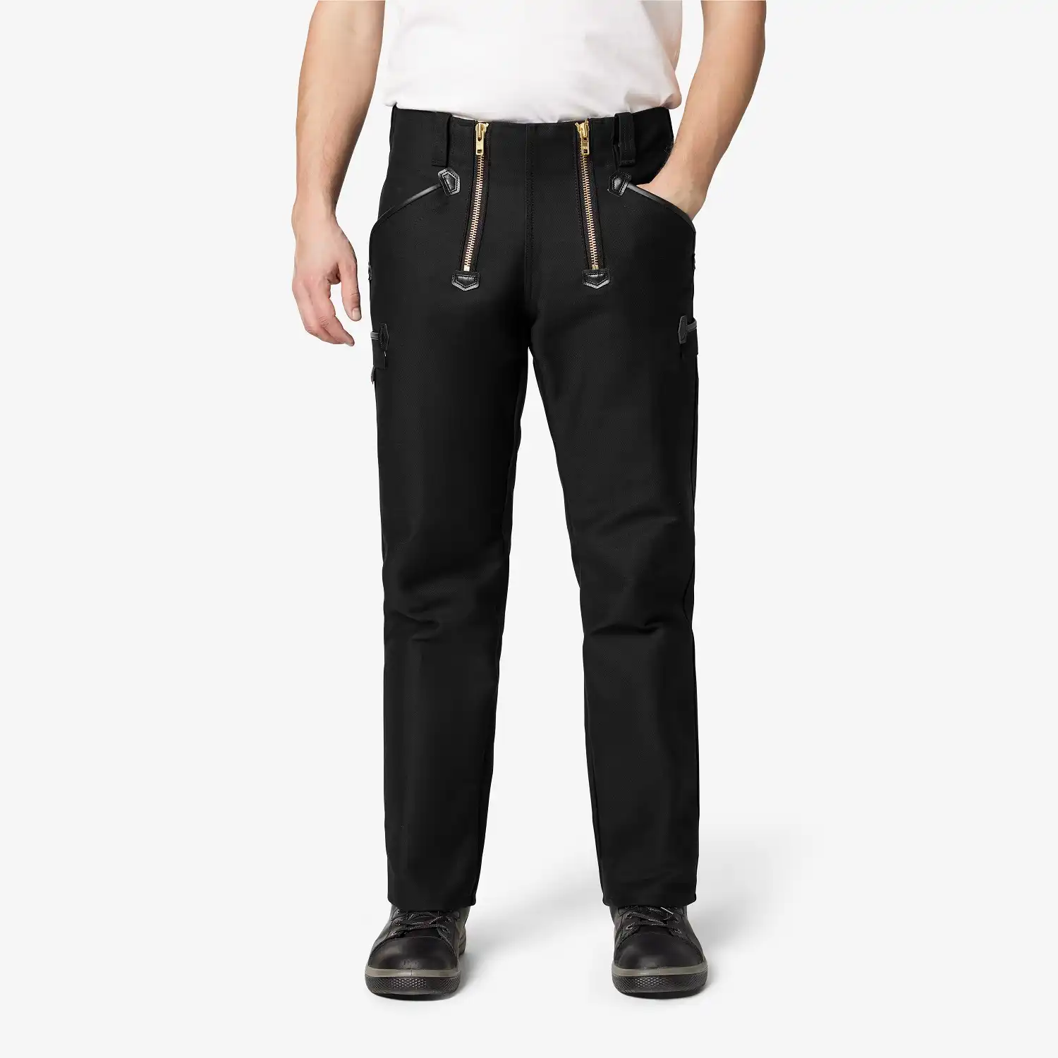 Zunfthose Zwirn-Doppel-Pilot "HUBERT" in schwarz, 54 - Thumbnail 2