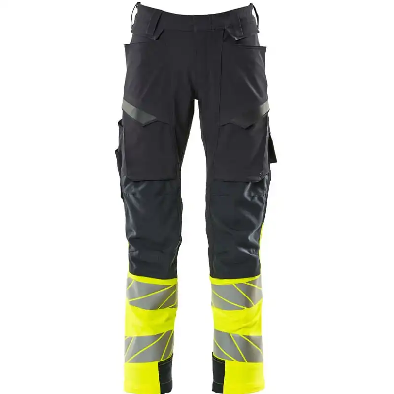 Warnschutz Stretch Bundhose Kl.1 "ACCELERATE SAFE" in schwarzblau/gelb, 76C46 (EU 23) - Bild 1