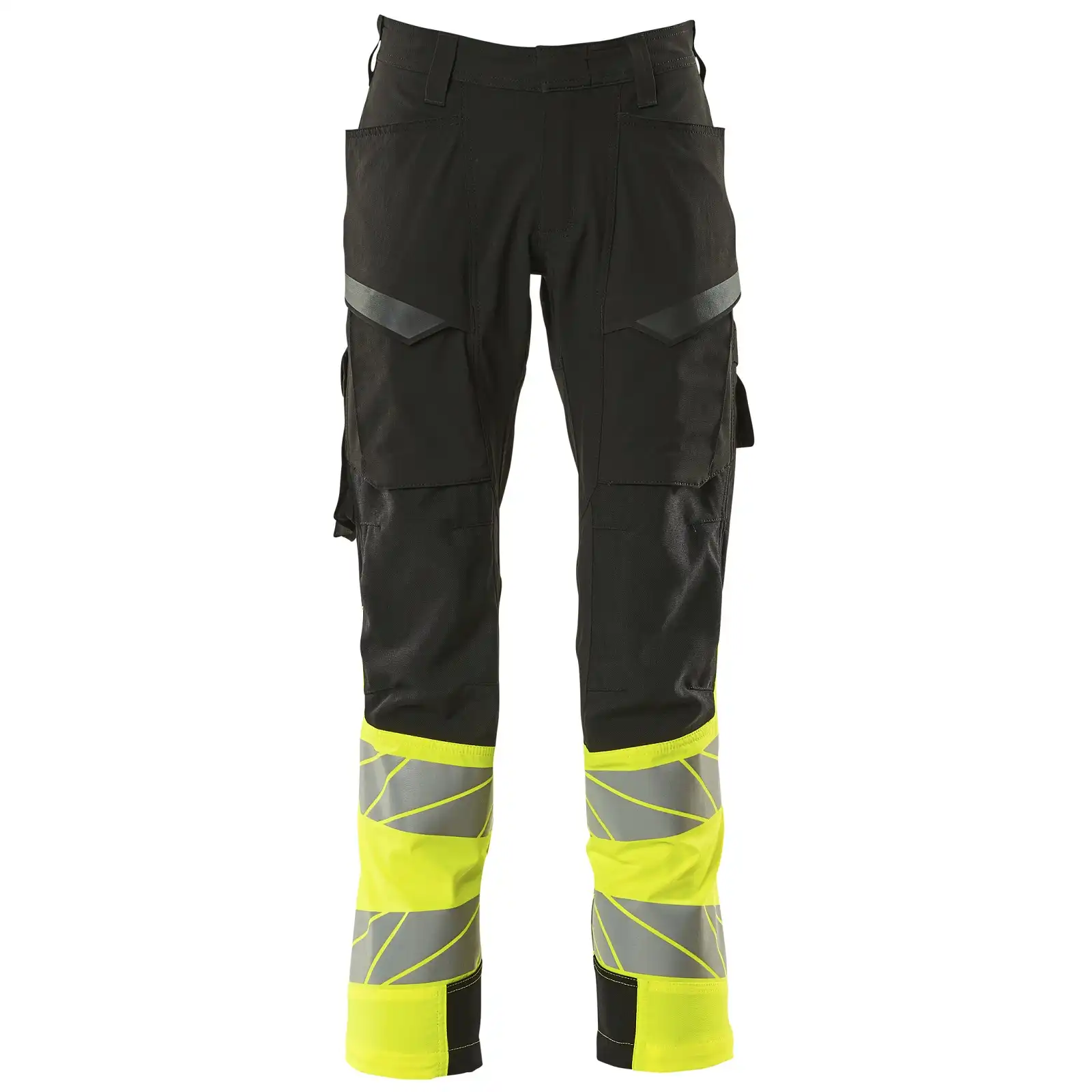 Warnschutz Stretch Bundhose leicht Kl. 1 "ACCELERATE SAFE" in schwarz/gelb, 76C46 (EU 23) - Thumbnail 1