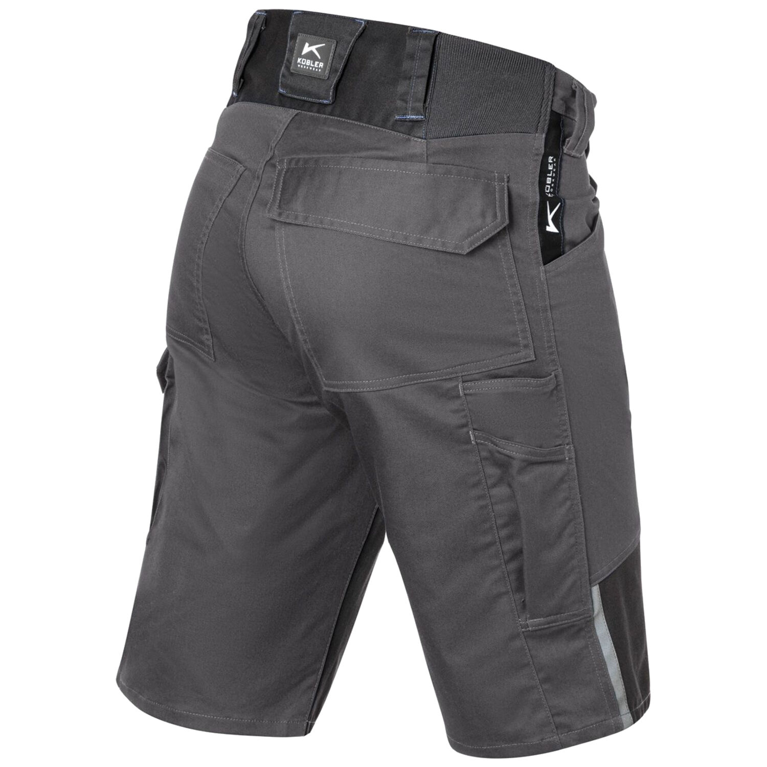 Stretch-Shorts "REFORCE" in dunkelgrau/schwarz, 48 - Thumbnail 2