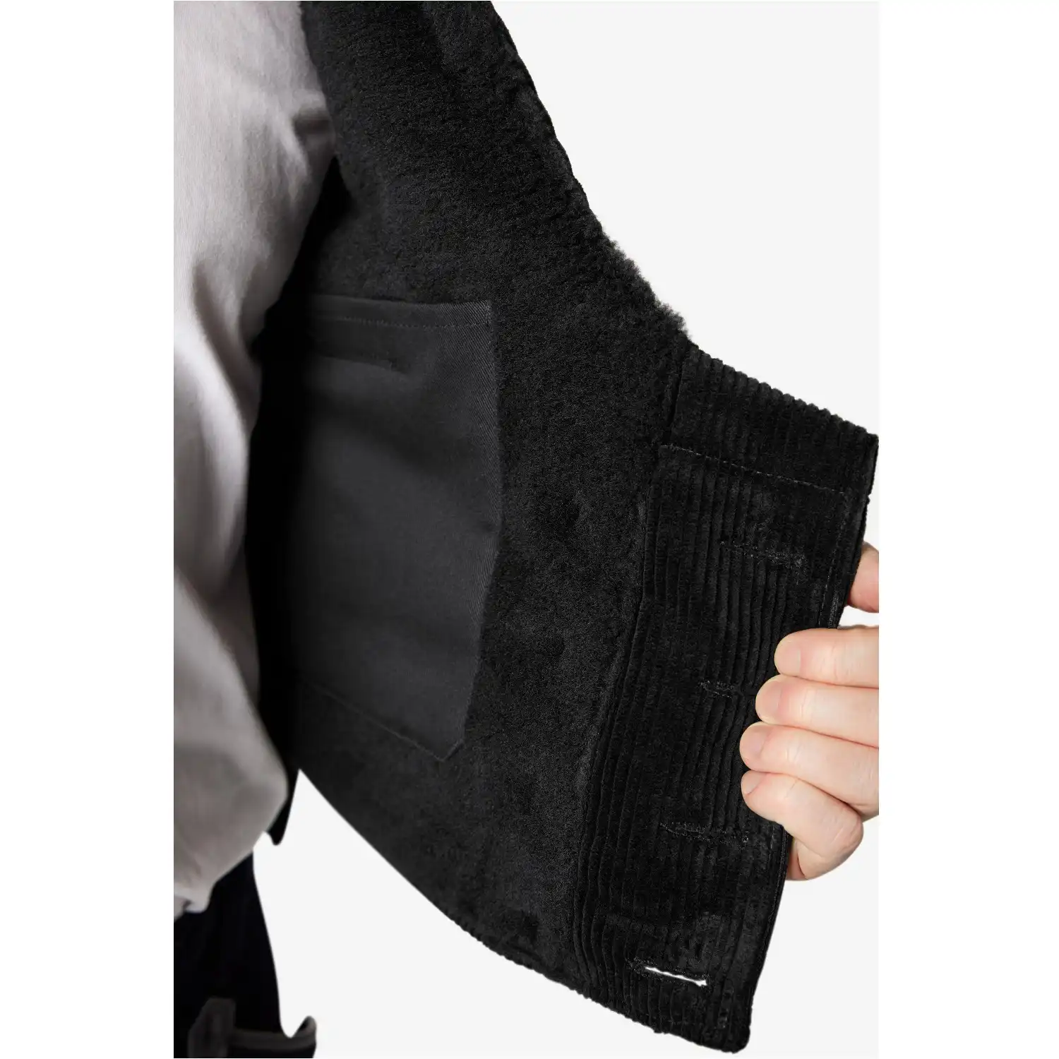 Zunftweste Trenkercord gefüttert "THOMAS" schwarz in 48 - Thumbnail 4