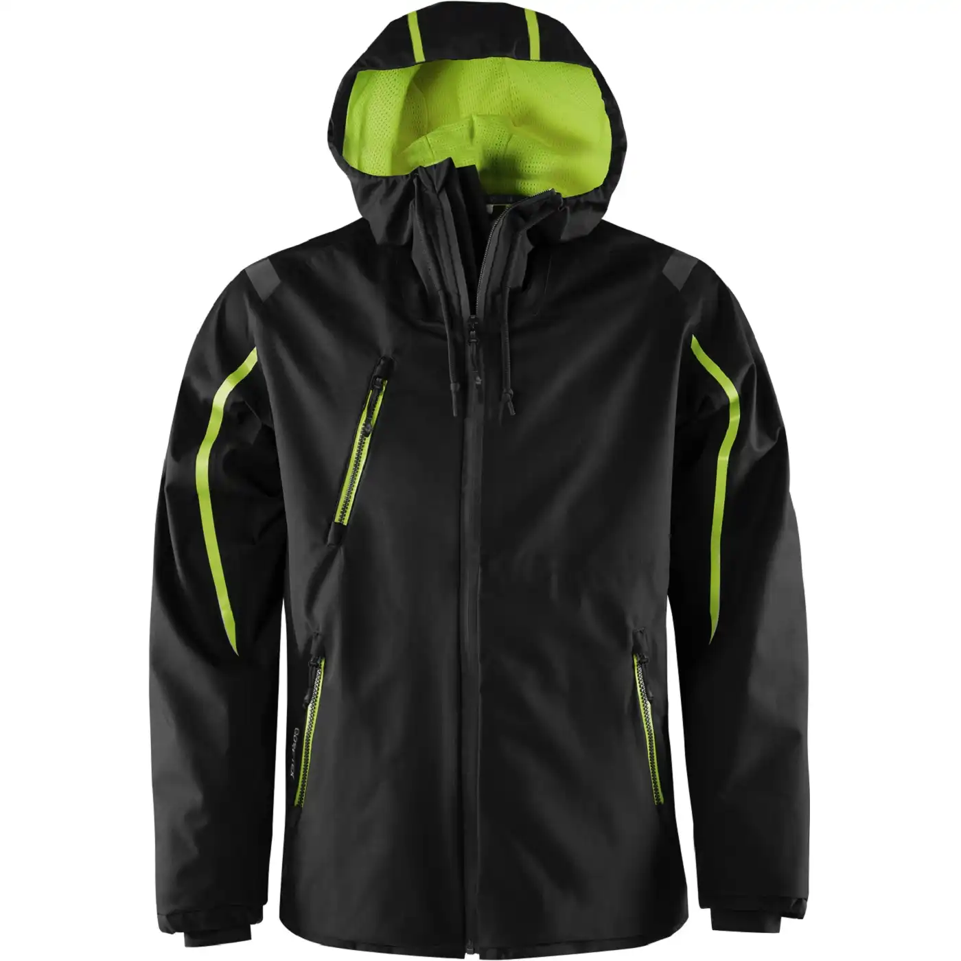 Regenjacke Gore-Tex "4864 GXP" Tyresta schwarz/gelb in 3XL - Thumbnail 1