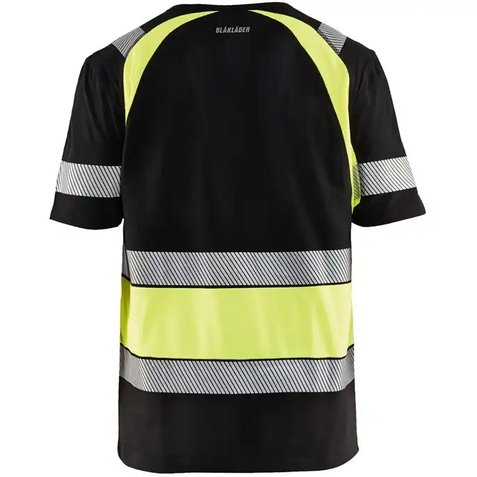 Warnschutz T-Shirt "3421" in schwarz/gelb, XXL - Thumbnail 2