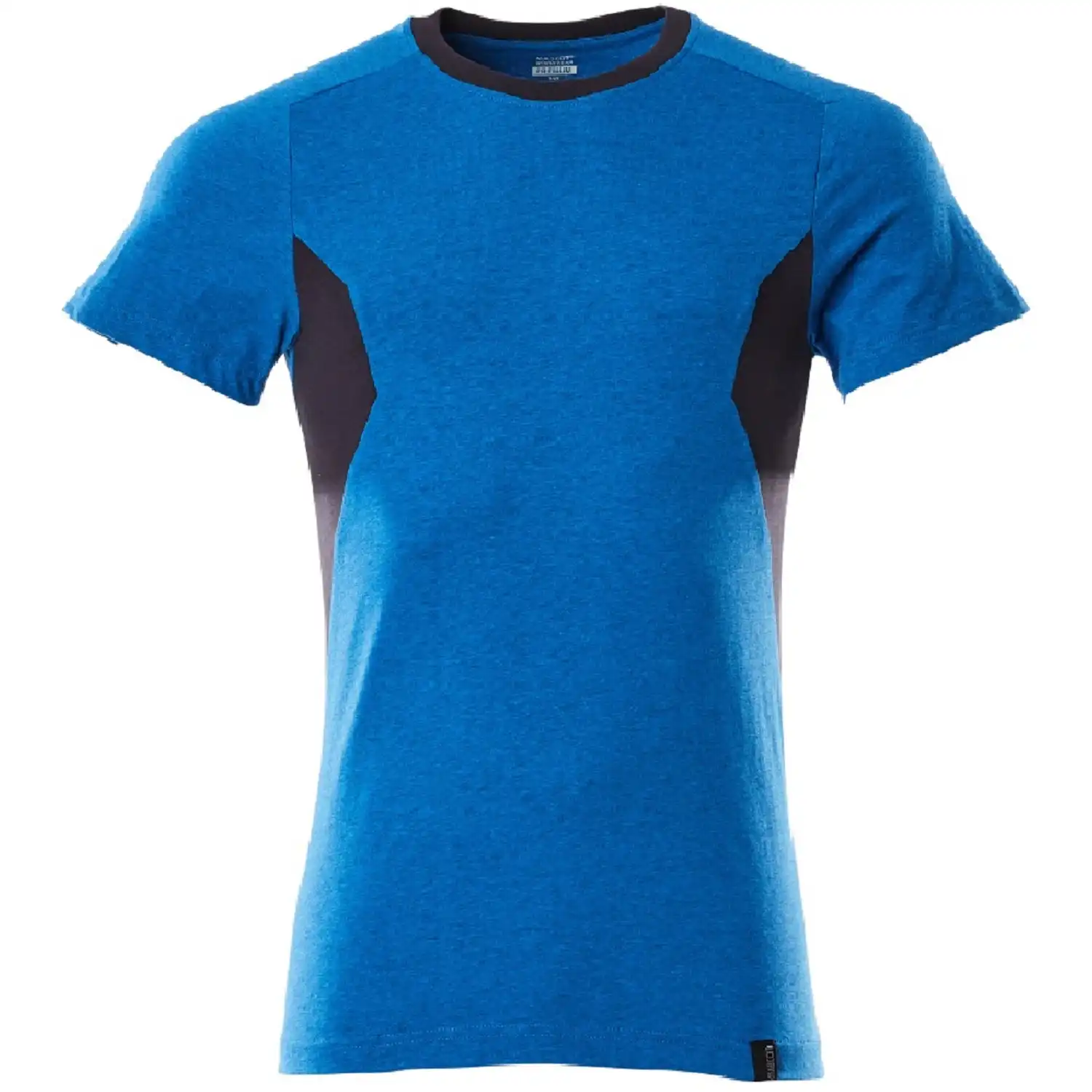 T-Shirt "ACCELERATE" 100% Baumwolle in azurblau/schwarzblau, XS - Bild 1