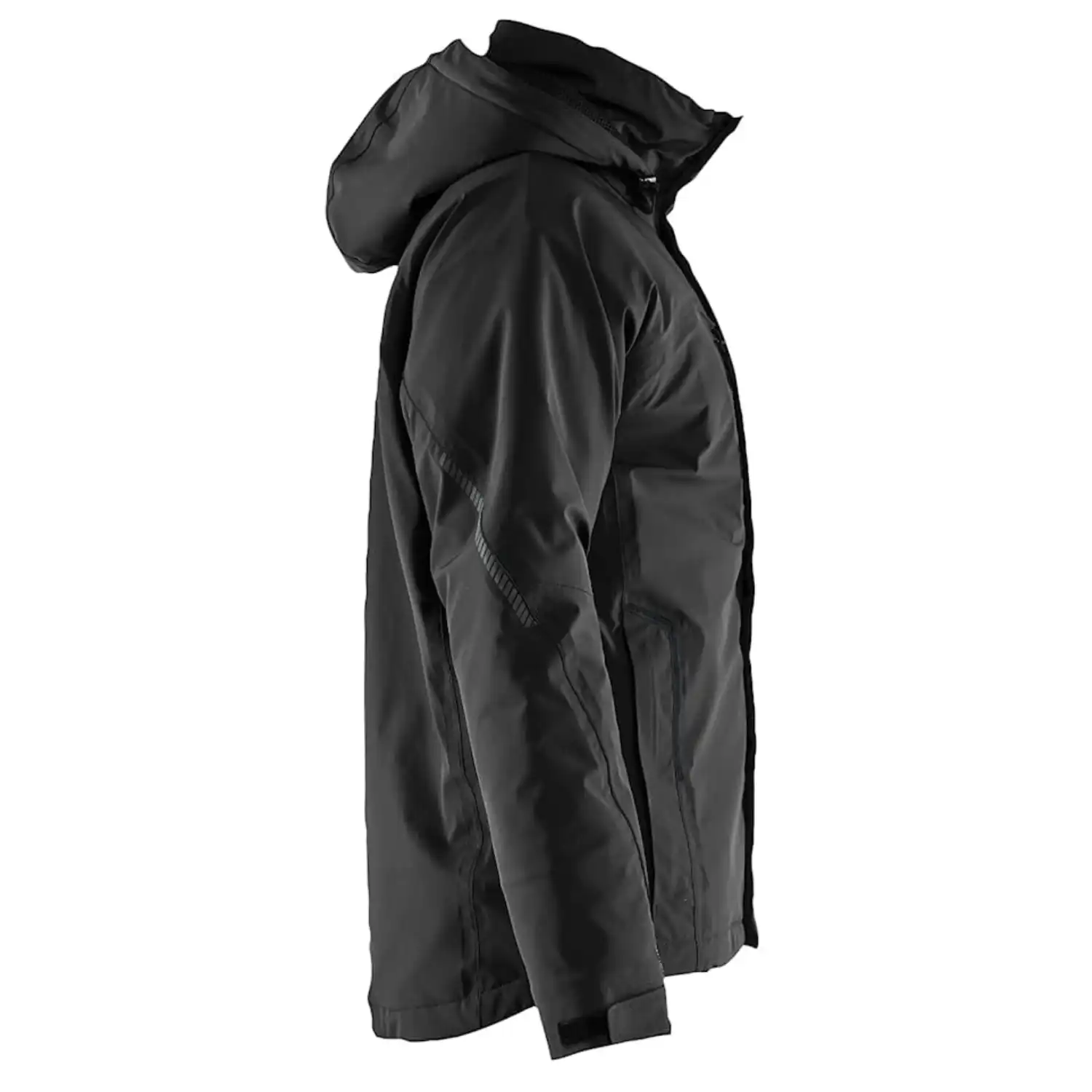Stretch Winterjacke "4484" in schwarz, L - Thumbnail 4