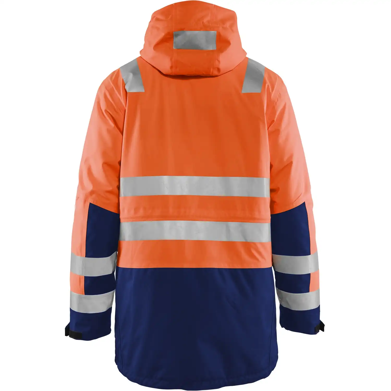 Warnschutz Winterparka "4495" in orange/marine, 3XL - Thumbnail 2