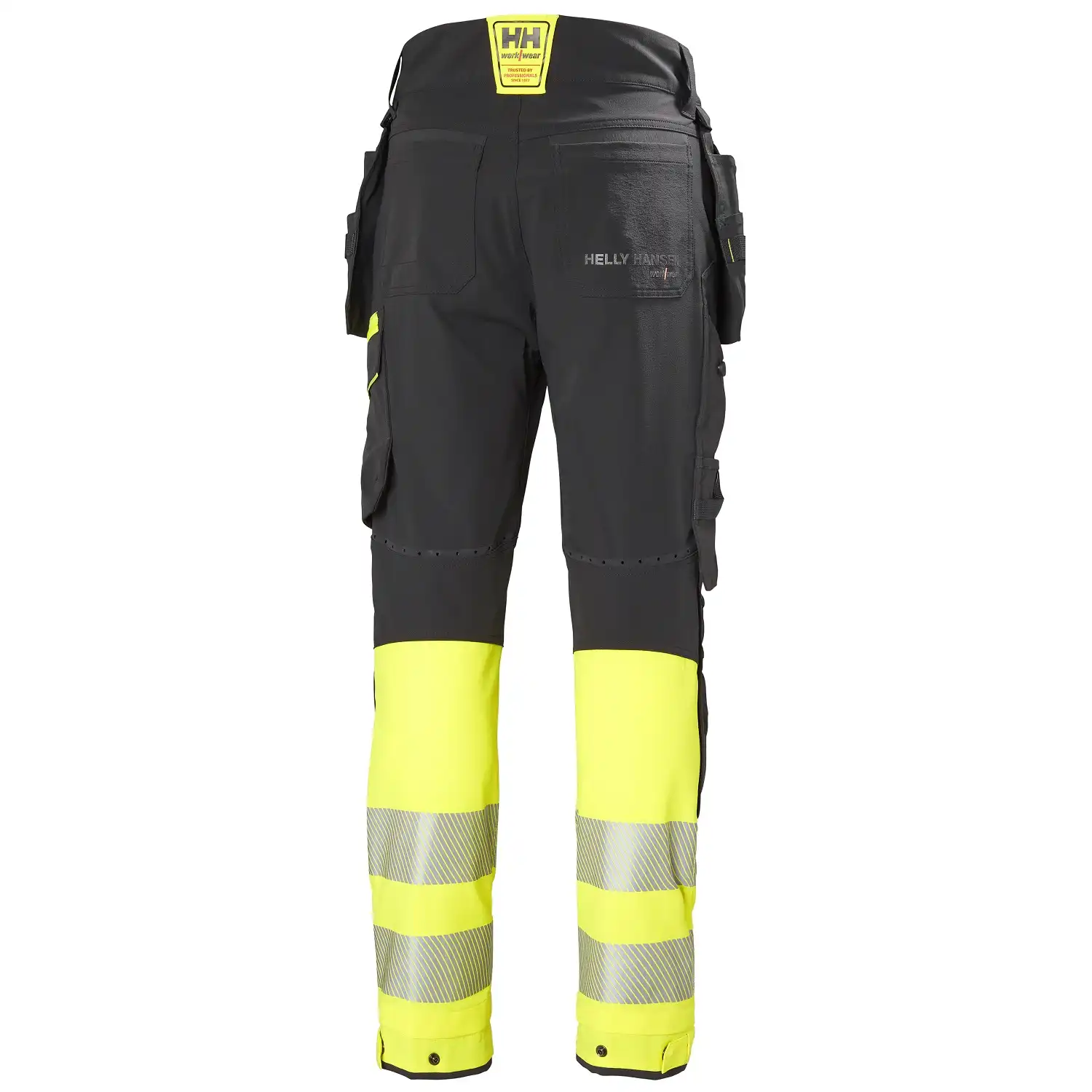 Warnschutz Stretch Handw.hose ICU BRZ in gelb/schwarz, C44 - Thumbnail 2